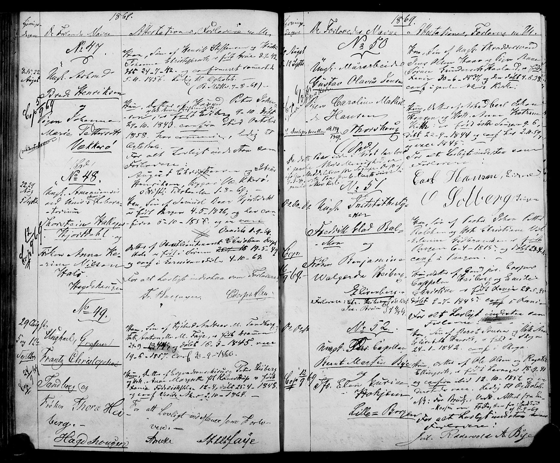 Vestre Aker prestekontor Kirkebøker, AV/SAO-A-10025/H/Ha/L0001: Banns register no. 1, 1865-1878