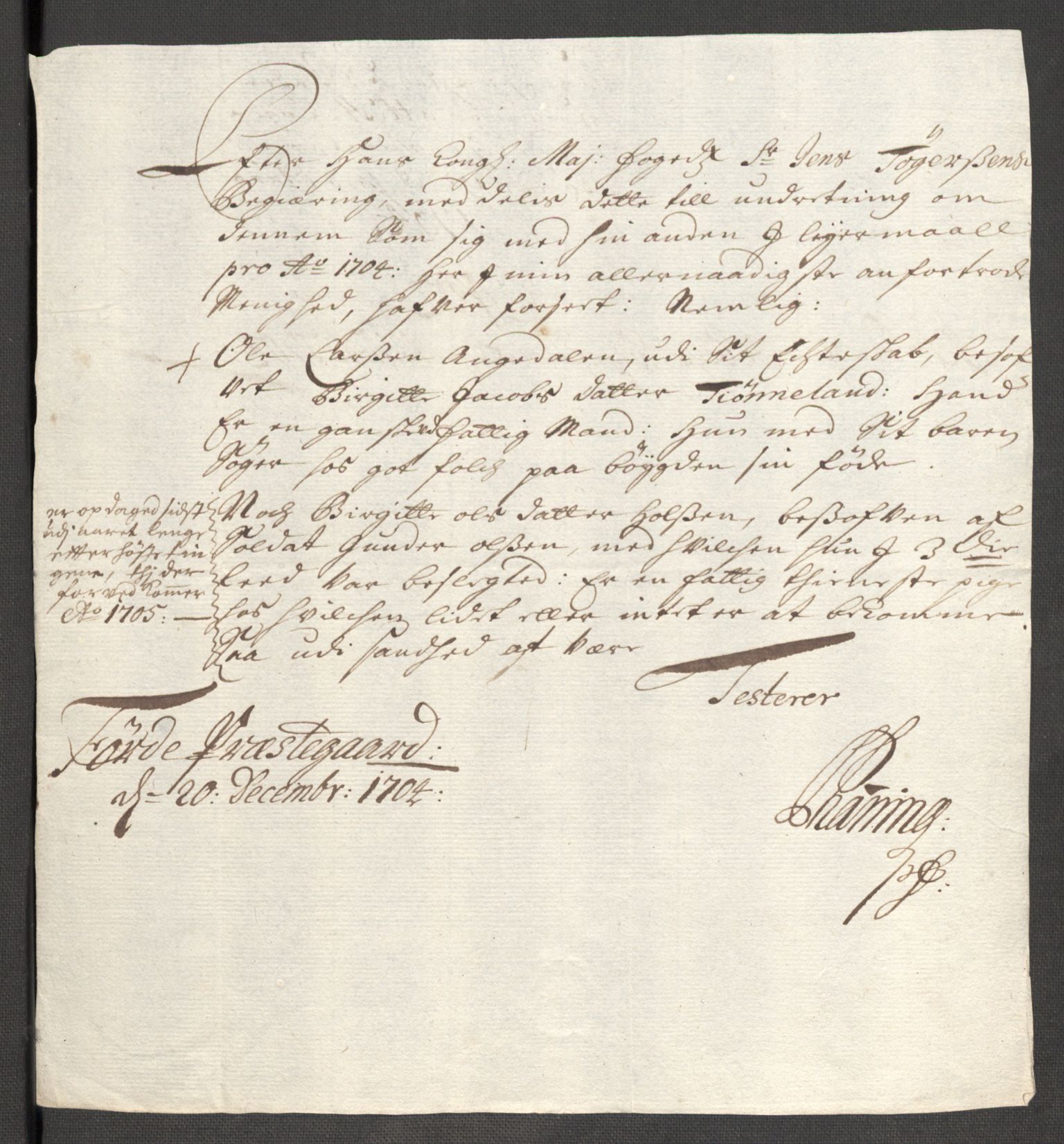 Rentekammeret inntil 1814, Reviderte regnskaper, Fogderegnskap, RA/EA-4092/R53/L3428: Fogderegnskap Sunn- og Nordfjord, 1704, p. 137