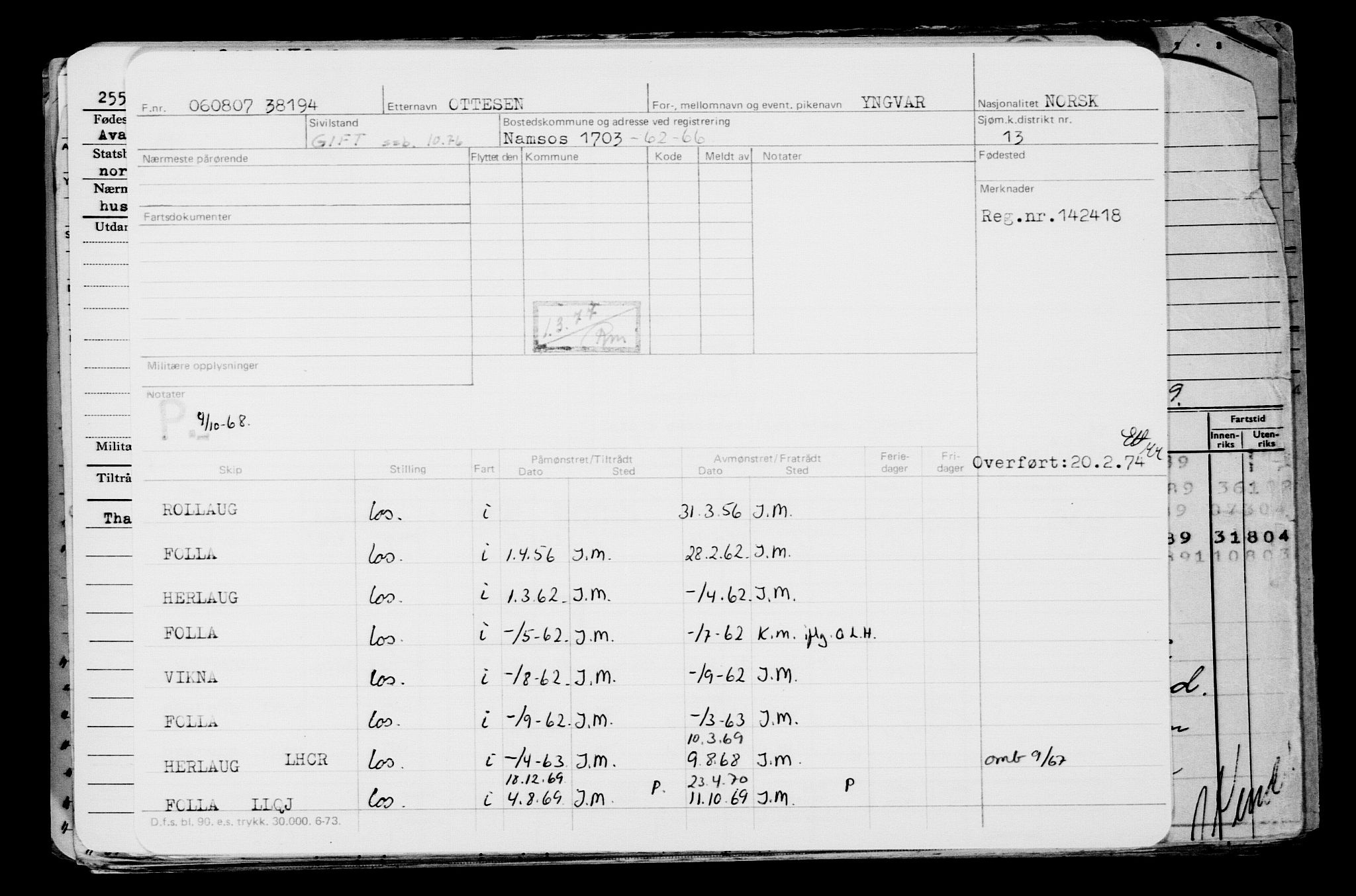 Direktoratet for sjømenn, AV/RA-S-3545/G/Gb/L0072: Hovedkort, 1907, p. 455