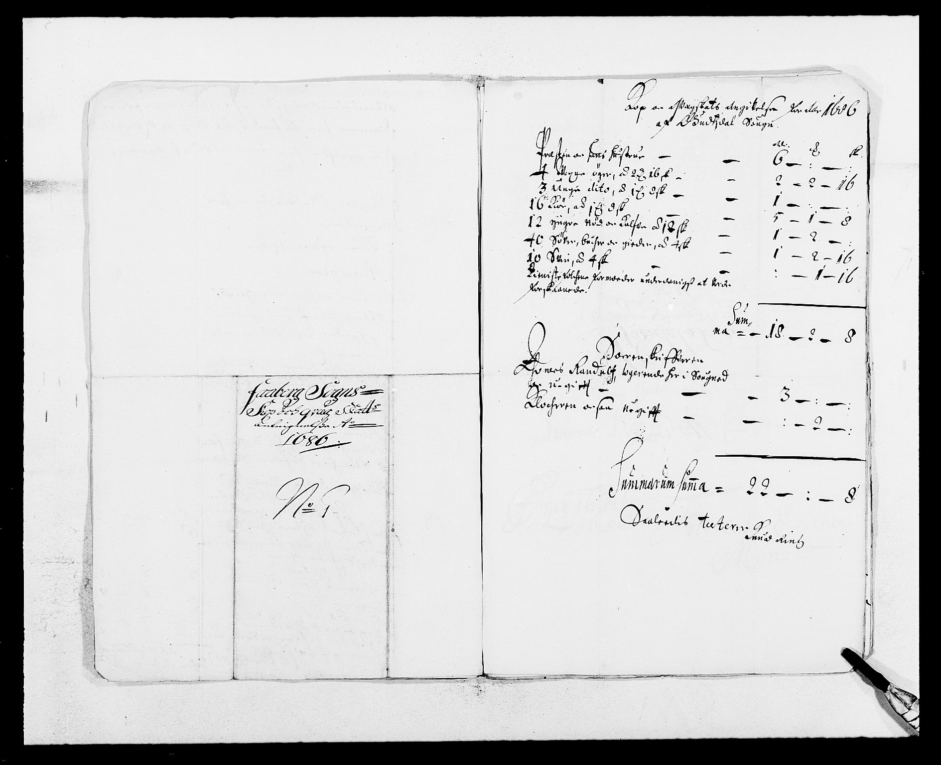 Rentekammeret inntil 1814, Reviderte regnskaper, Fogderegnskap, AV/RA-EA-4092/R17/L1161: Fogderegnskap Gudbrandsdal, 1682-1689, p. 262