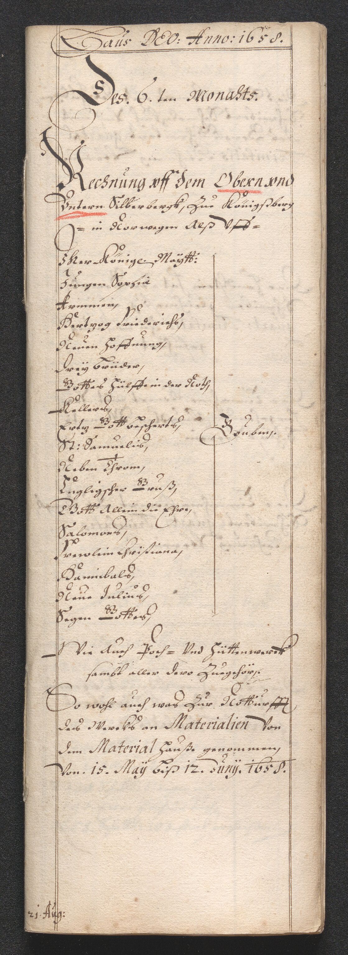 Kongsberg Sølvverk 1623-1816, SAKO/EA-3135/001/D/Dc/Dcd/L0033: Utgiftsregnskap for gruver m.m. , 1658, p. 306