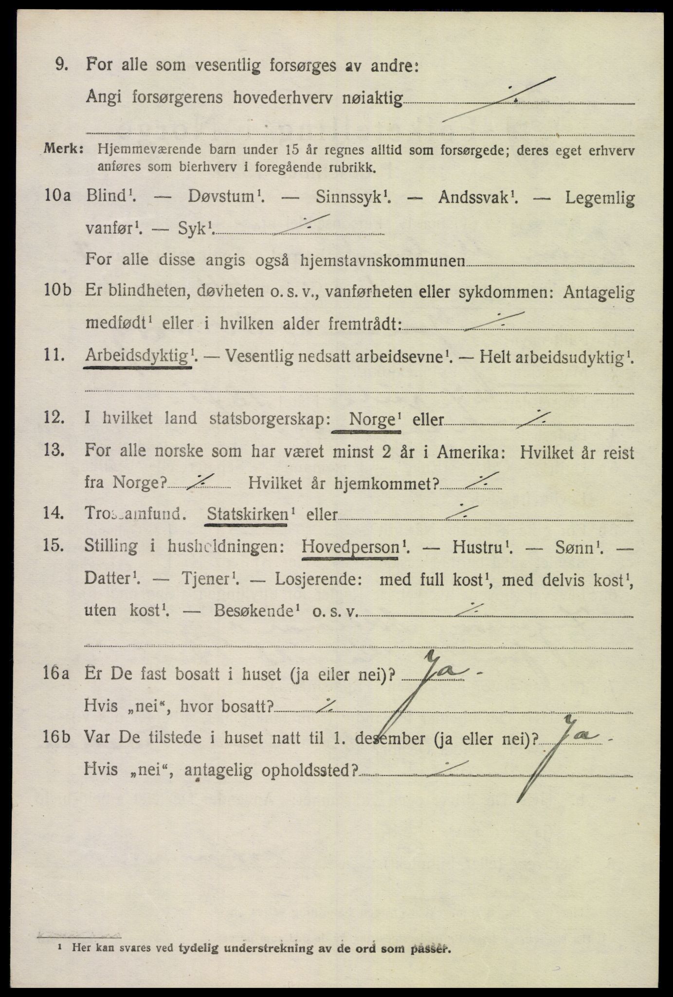 SAK, 1920 census for Vestre Moland, 1920, p. 4770