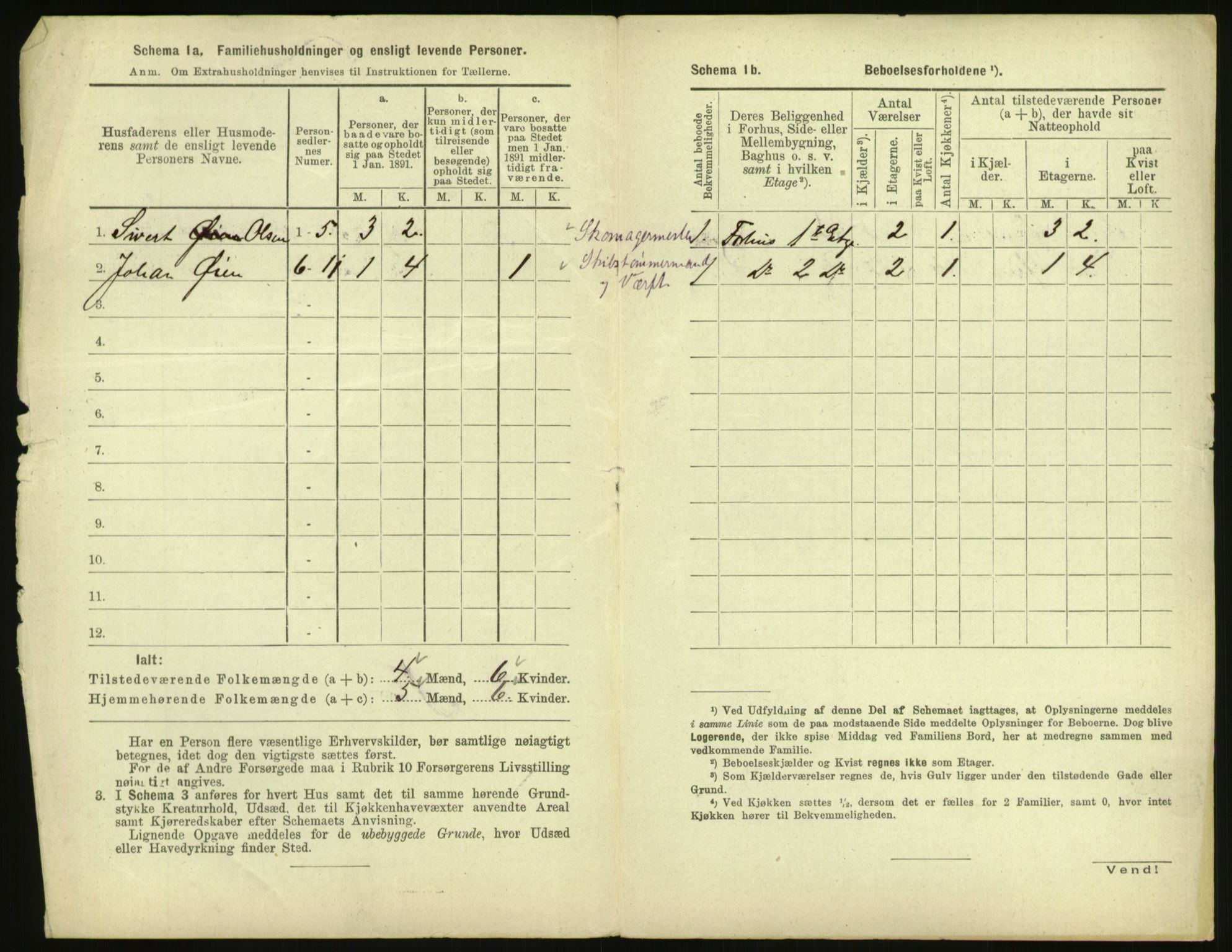 RA, 1891 census for 1601 Trondheim, 1891, p. 1633