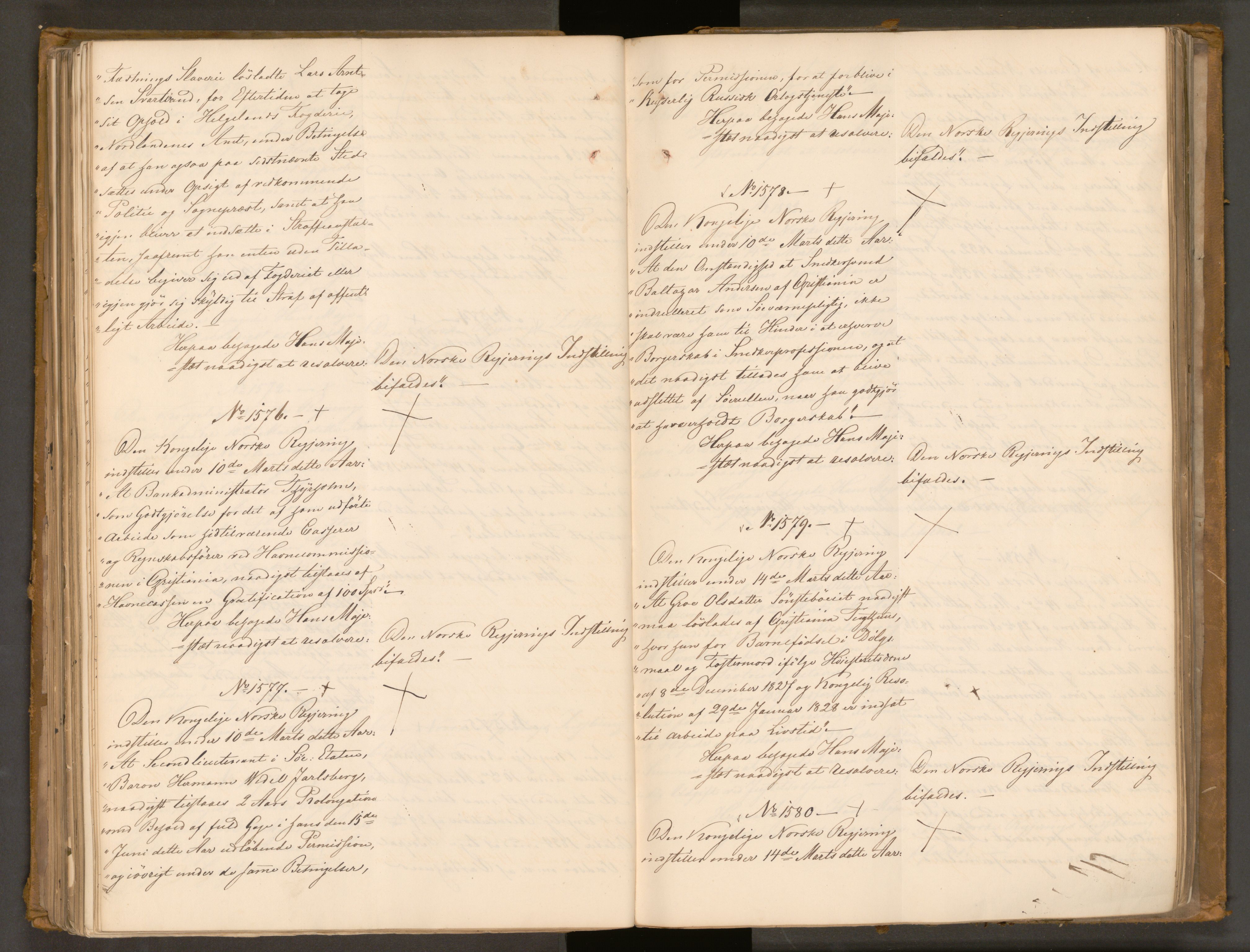 Statsrådssekretariatet, AV/RA-S-1001/A/Ab/L0044: Kgl. res. nr. 1193-1948, 1. halvår, 1837