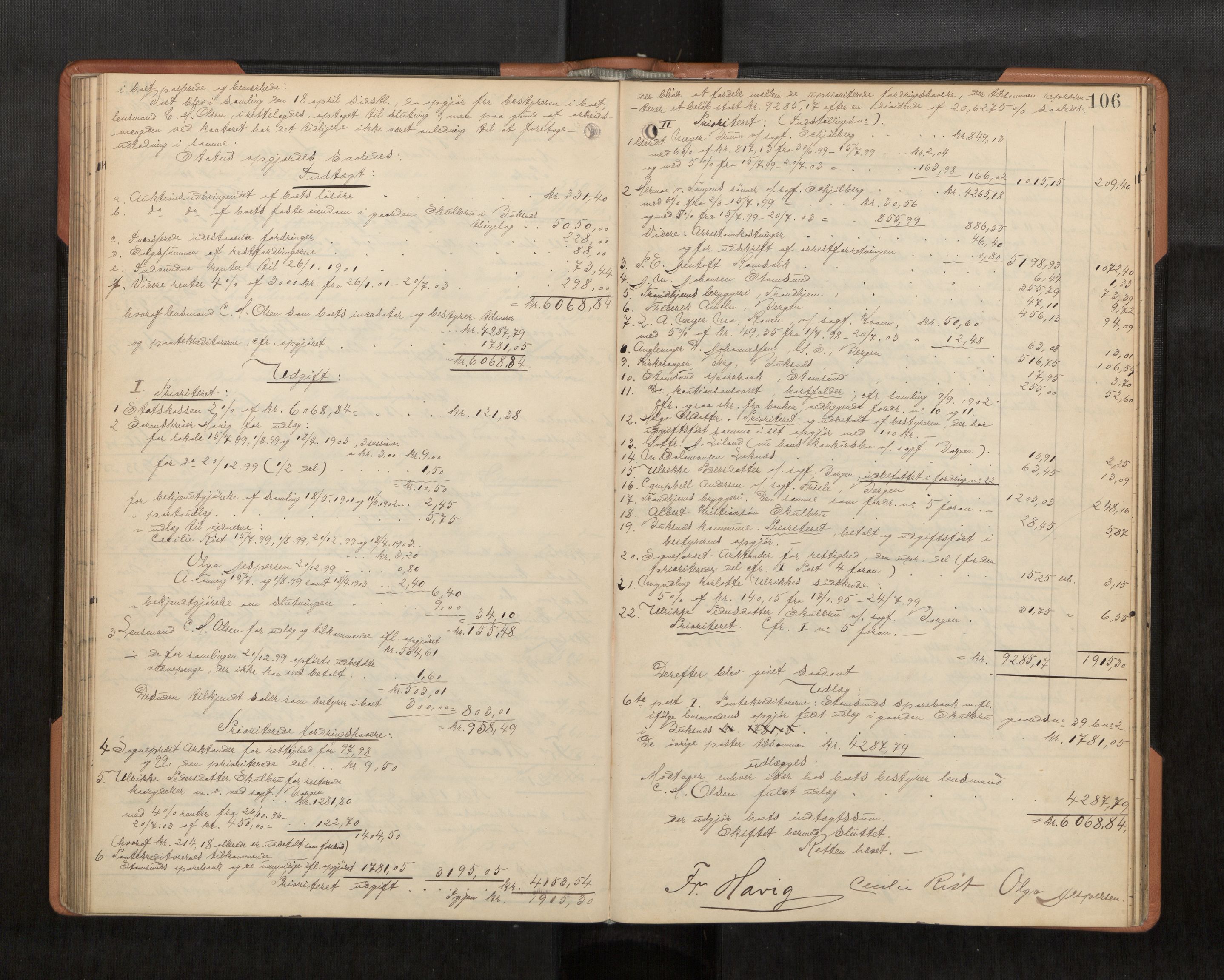 Lofoten sorenskriveri, AV/SAT-A-0017/1/3/3A/L0007: Skifteprotokoll, 1901-1905, p. 106