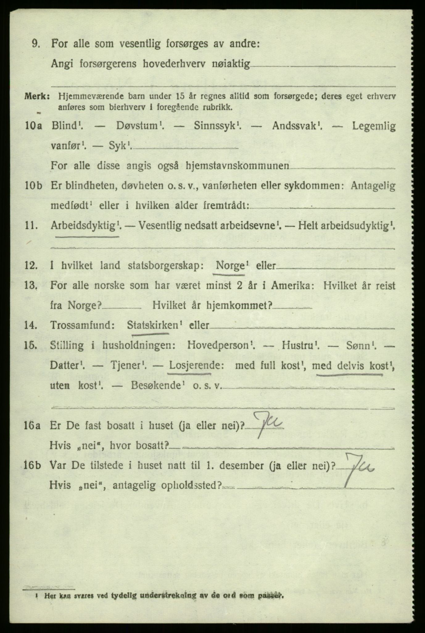 SAB, 1920 census for Fana, 1920, p. 18170