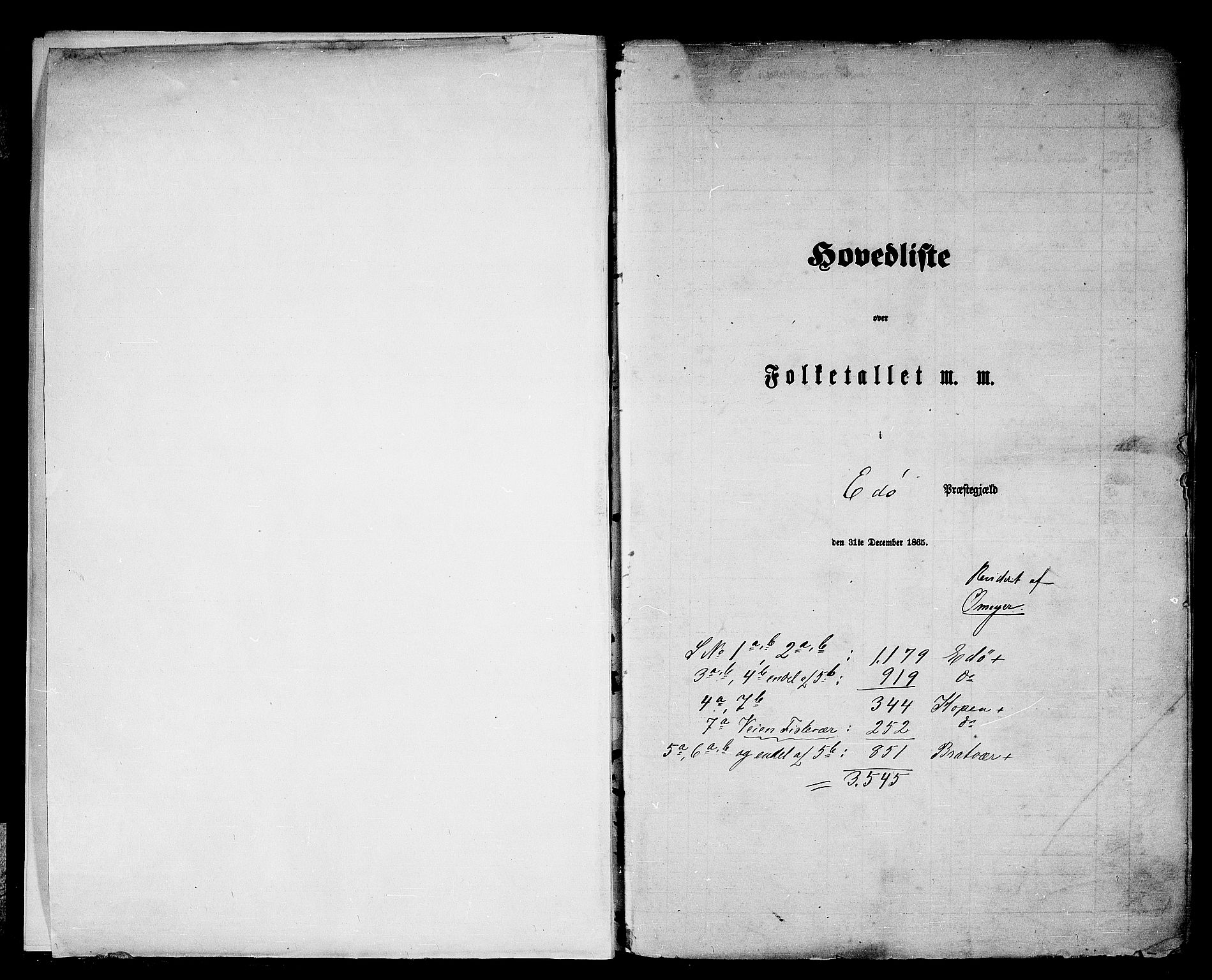 RA, 1865 census for Edøy, 1865, p. 5