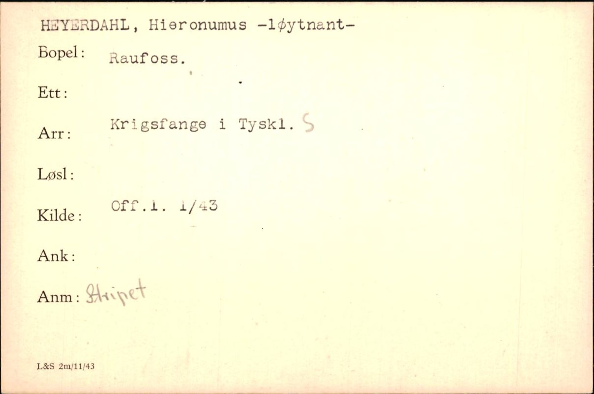 Forsvaret, Forsvarets krigshistoriske avdeling, AV/RA-RAFA-2017/Y/Yf/L0200: II-C-11-2102  -  Norske krigsfanger i Tyskland, 1940-1945, p. 437