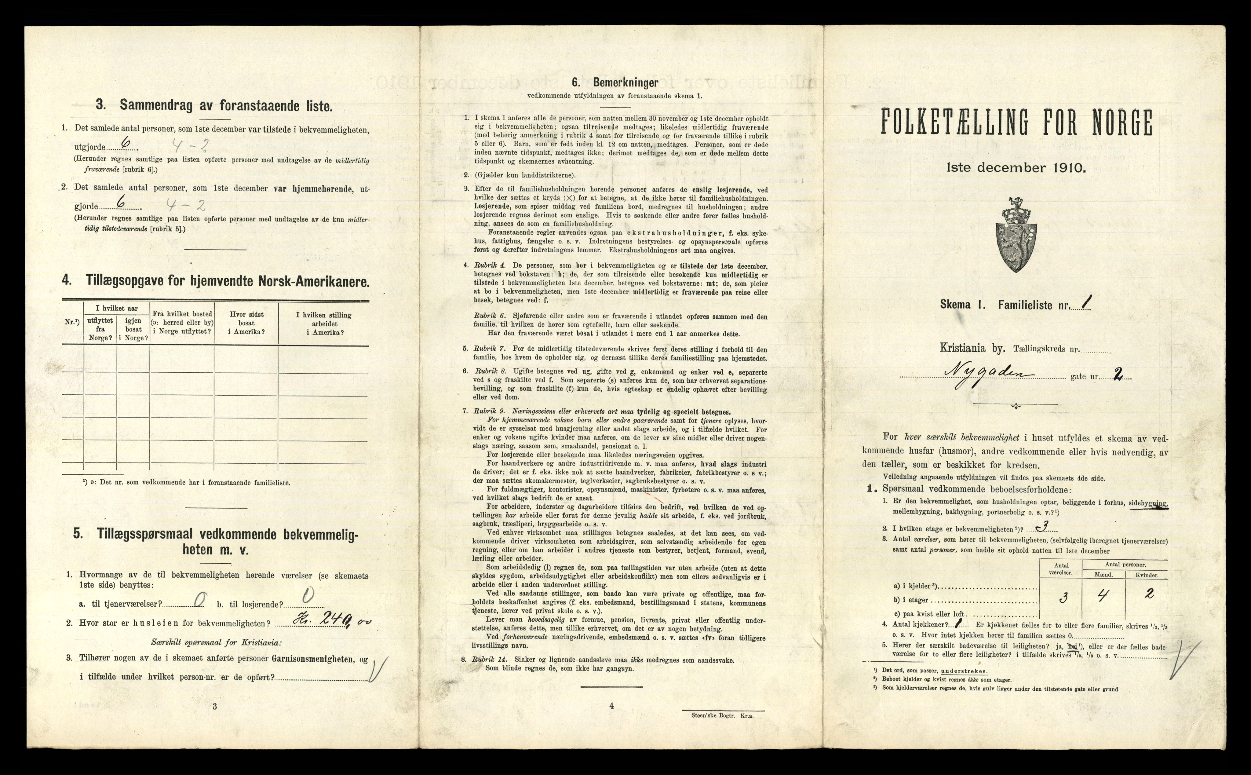 RA, 1910 census for Kristiania, 1910, p. 72043