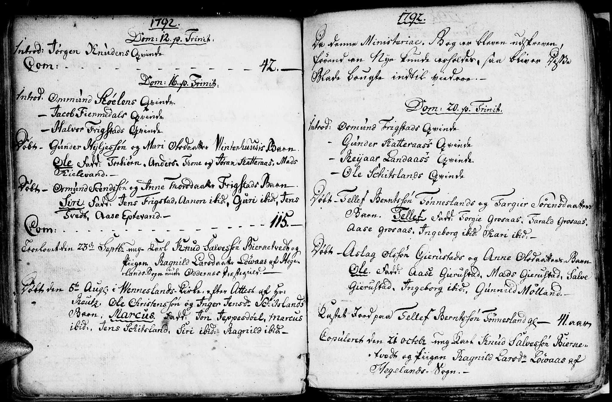 Evje sokneprestkontor, AV/SAK-1111-0008/F/Fa/Fac/L0002: Parish register (official) no. A 2, 1765-1816, p. 105