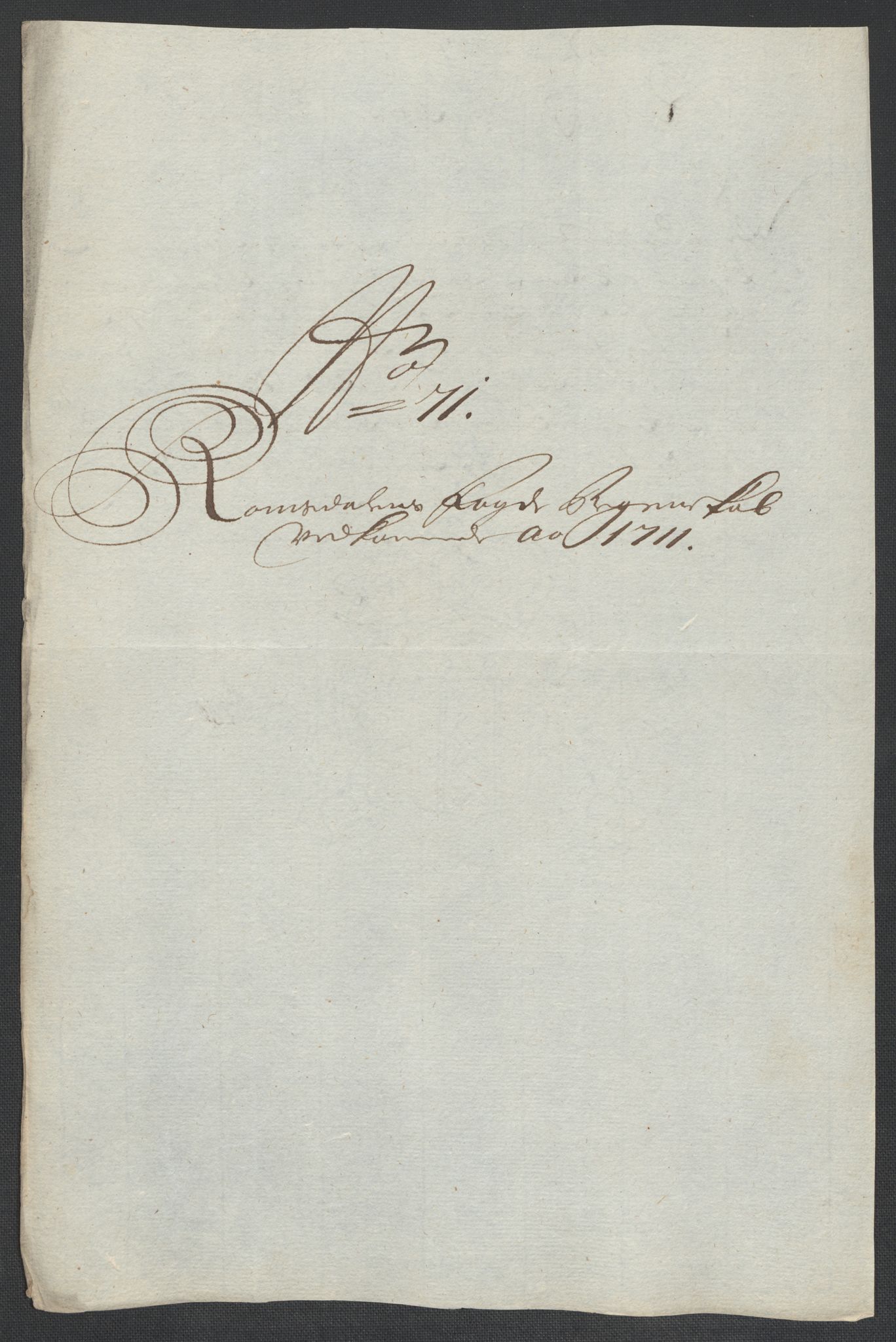 Rentekammeret inntil 1814, Reviderte regnskaper, Fogderegnskap, AV/RA-EA-4092/R55/L3660: Fogderegnskap Romsdal, 1711, p. 337