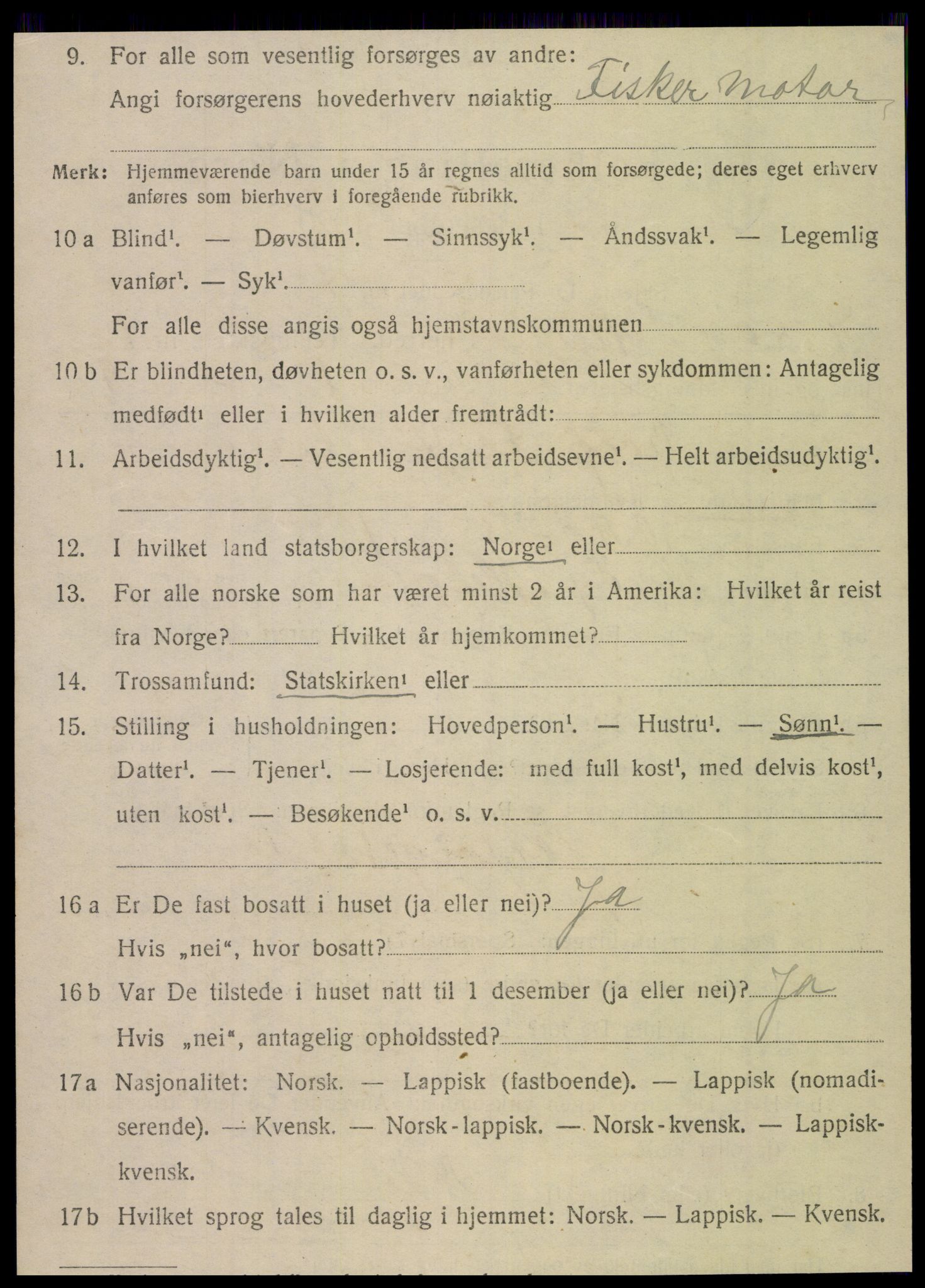 SAT, 1920 census for Herøy, 1920, p. 1299