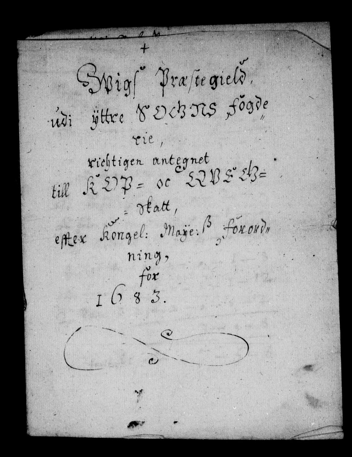 Rentekammeret inntil 1814, Reviderte regnskaper, Stiftamtstueregnskaper, Bergen stiftamt, AV/RA-EA-6043/R/Rc/L0069: Bergen stiftamt, 1683