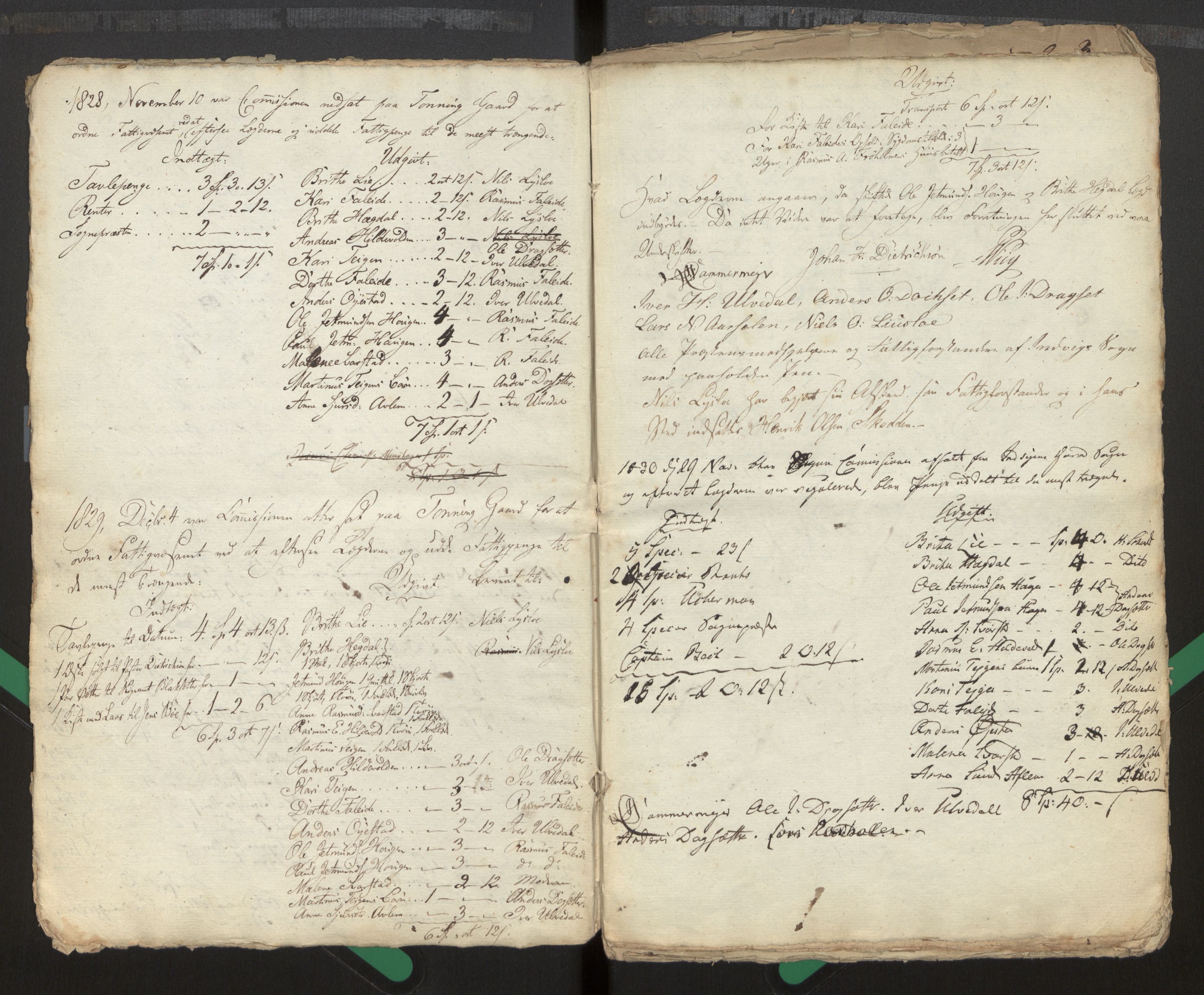 Innvik sokneprestembete, AV/SAB-A-80501/J/Jc/L0001: Forhandlingsprotokoll Innvik fattigkommisjon, 1794-1844