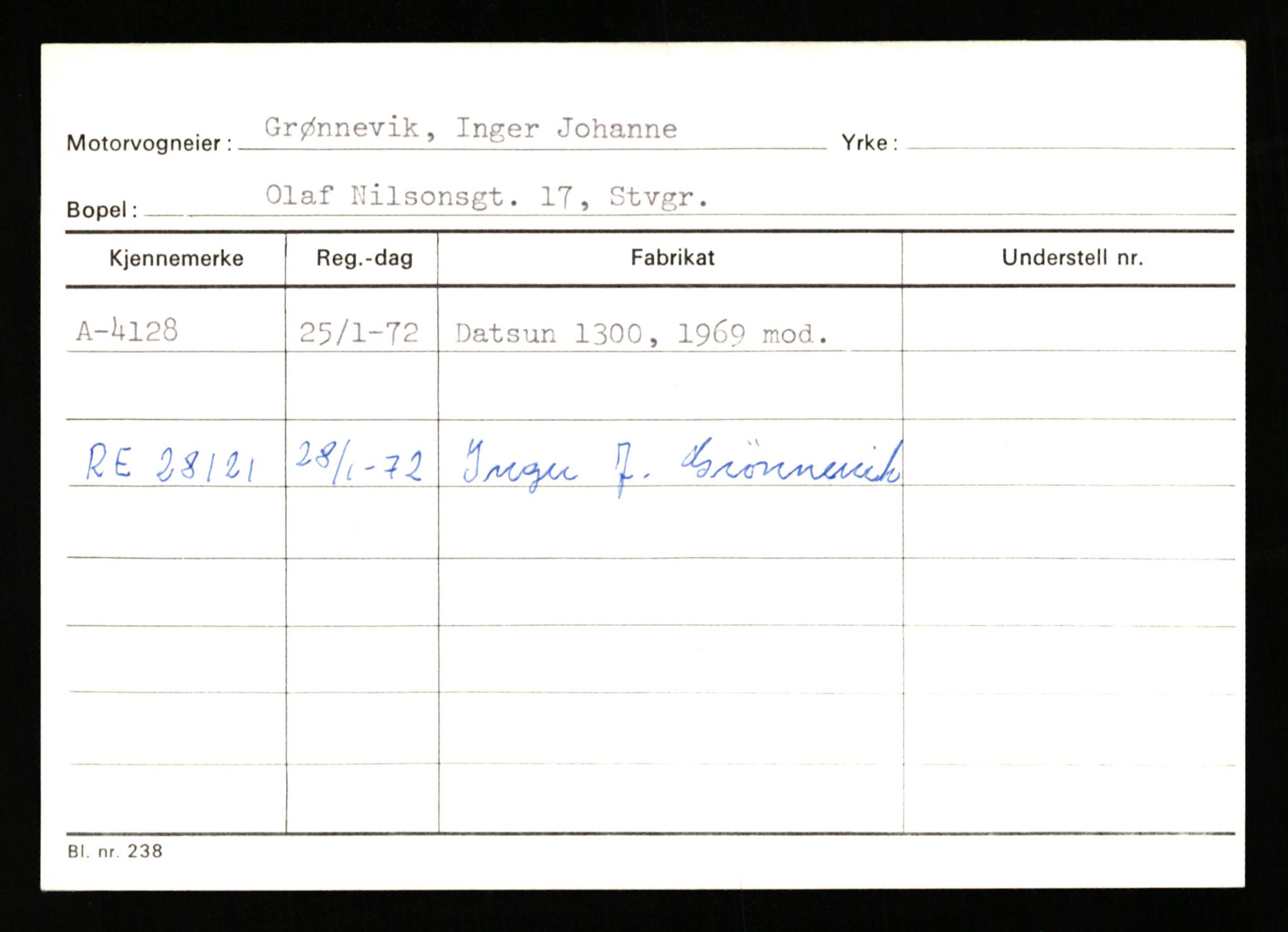 Stavanger trafikkstasjon, AV/SAST-A-101942/0/G/L0001: Registreringsnummer: 0 - 5782, 1930-1971, p. 2529