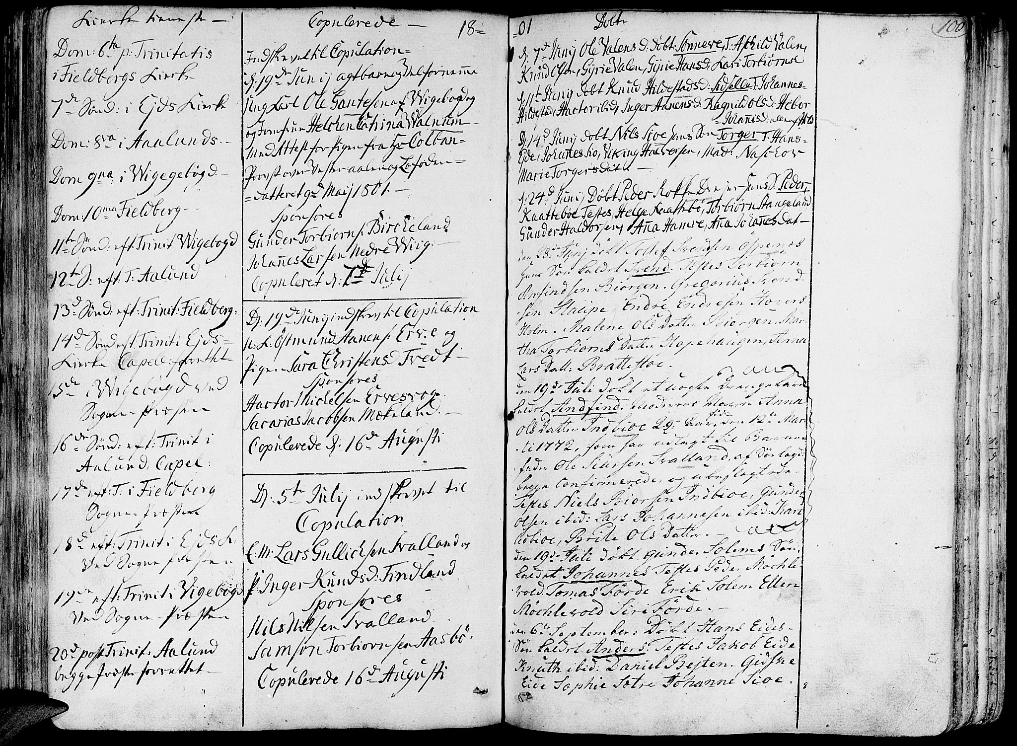 Fjelberg sokneprestembete, AV/SAB-A-75201/H/Haa: Parish register (official) no. A 3, 1788-1815, p. 100