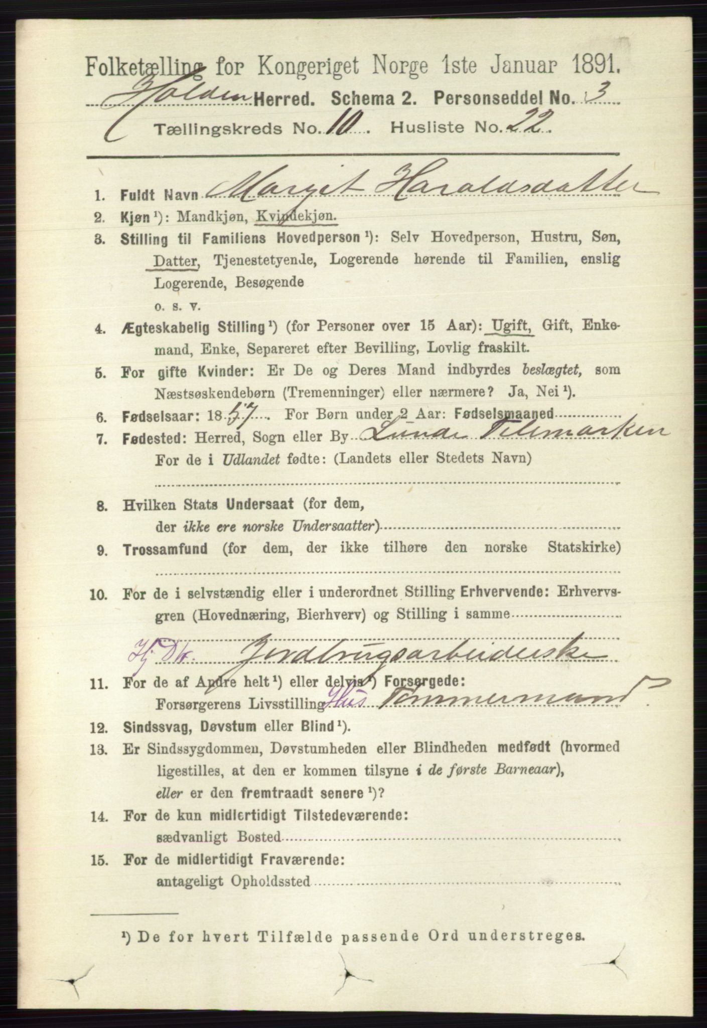 RA, 1891 census for 0819 Holla, 1891, p. 4480