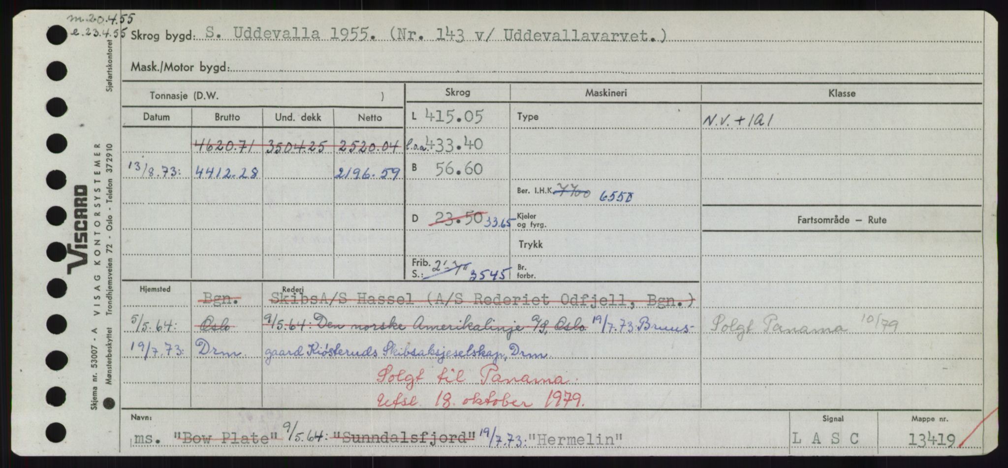 Sjøfartsdirektoratet med forløpere, Skipsmålingen, RA/S-1627/H/Hd/L0015: Fartøy, Havm-Hey, p. 387