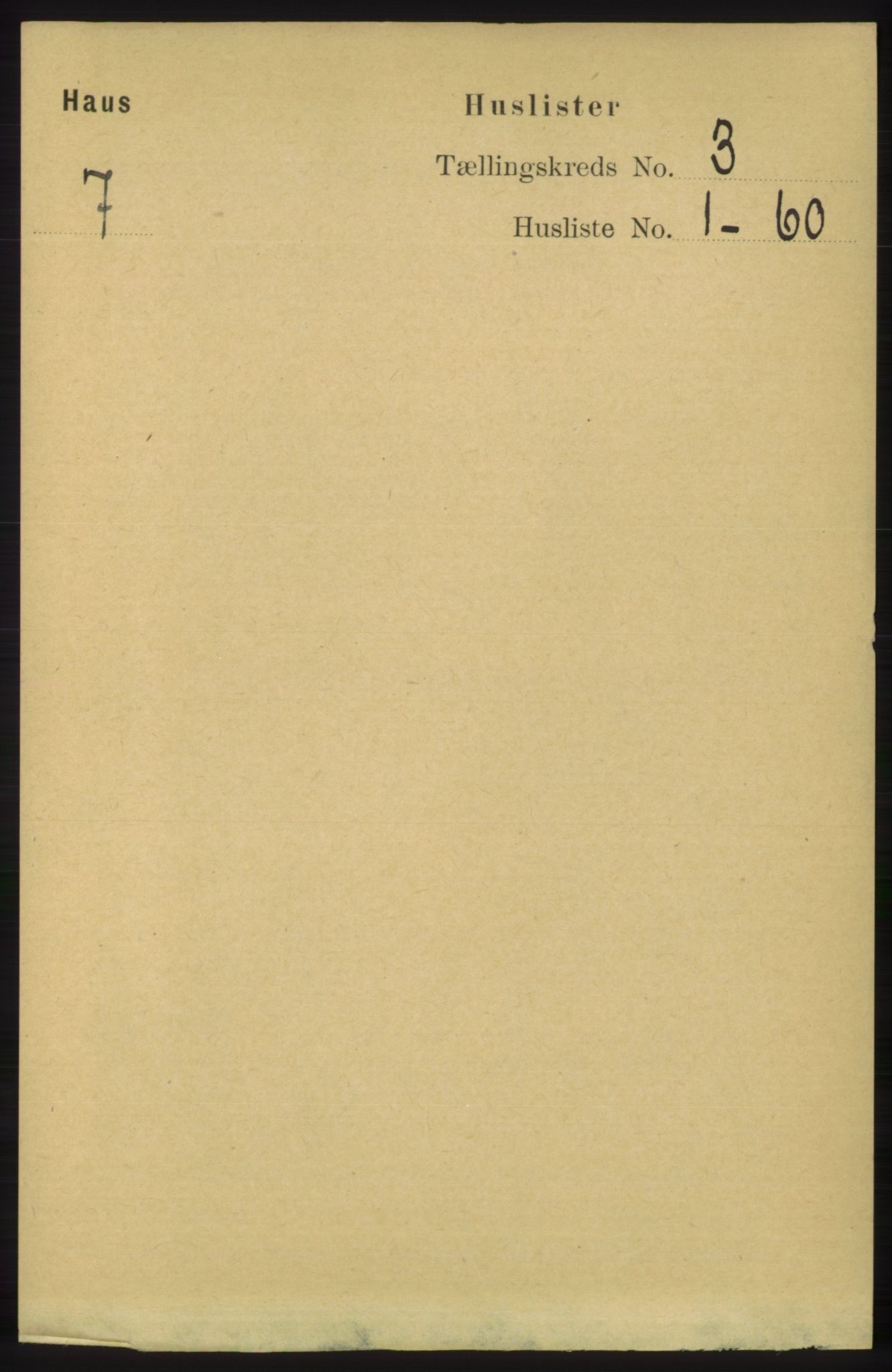 RA, 1891 census for 1250 Haus, 1891, p. 898