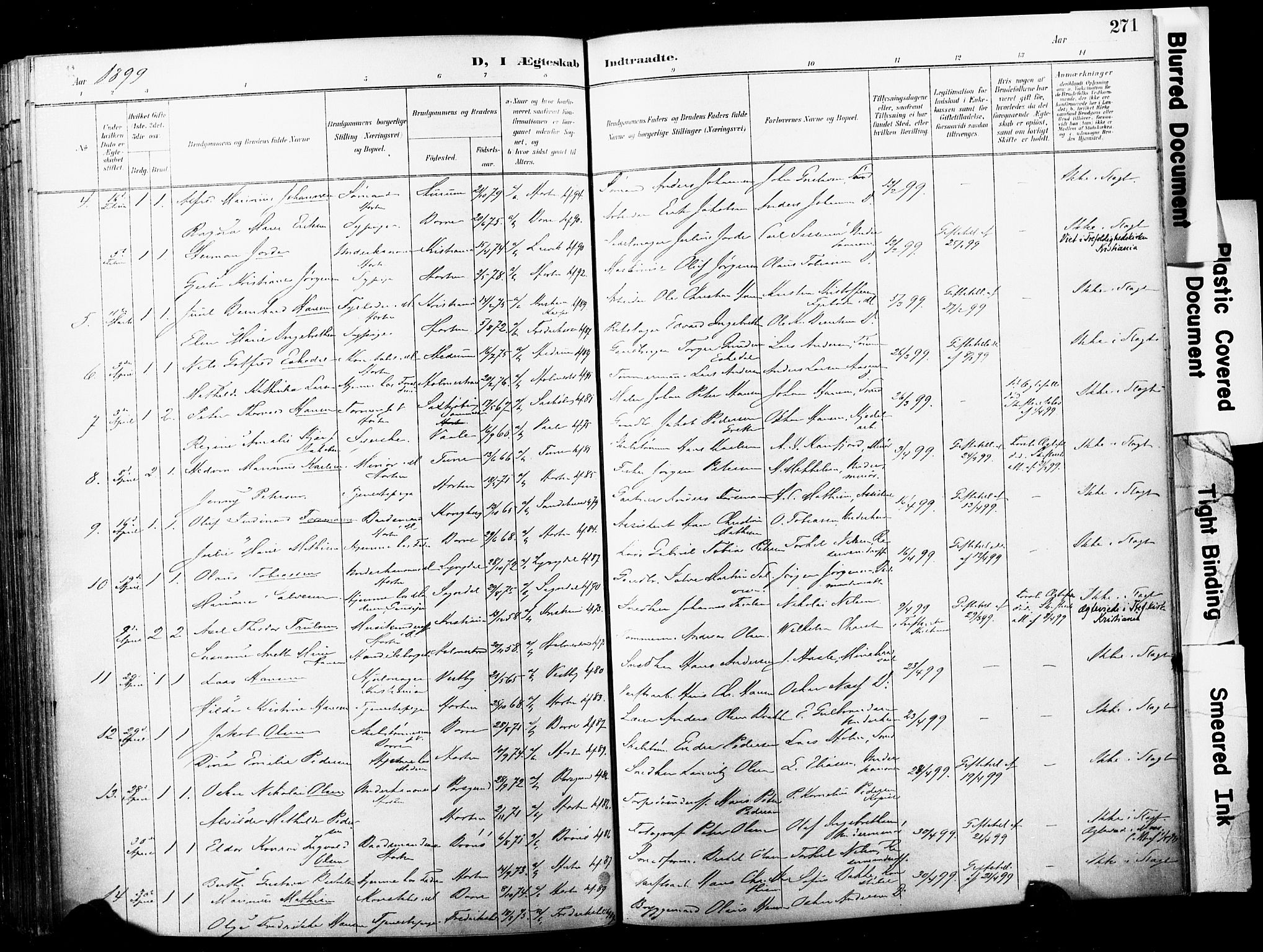 Horten kirkebøker, AV/SAKO-A-348/F/Fa/L0005: Parish register (official) no. 5, 1896-1904, p. 271