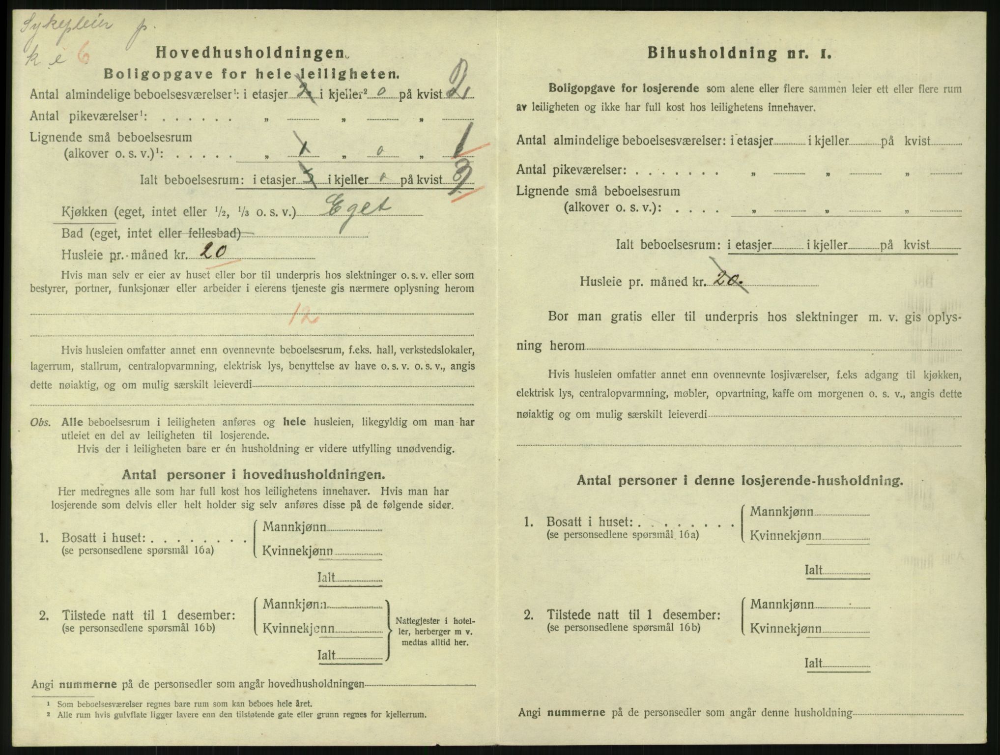 SAKO, 1920 census for Horten, 1920, p. 3566