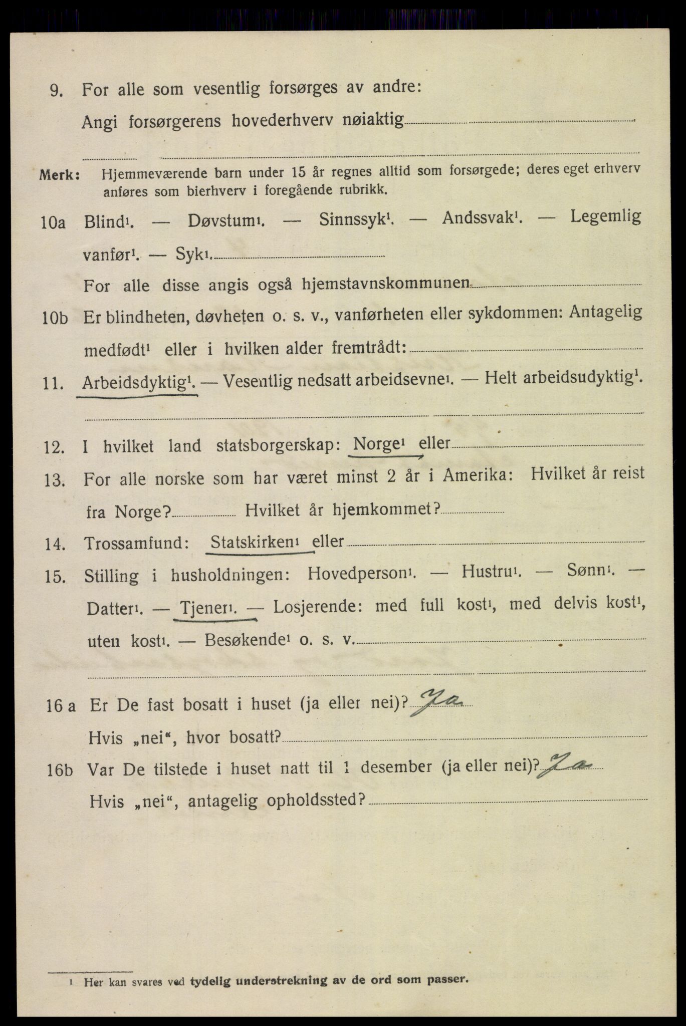 SAH, 1920 census for Åmot, 1920, p. 9418