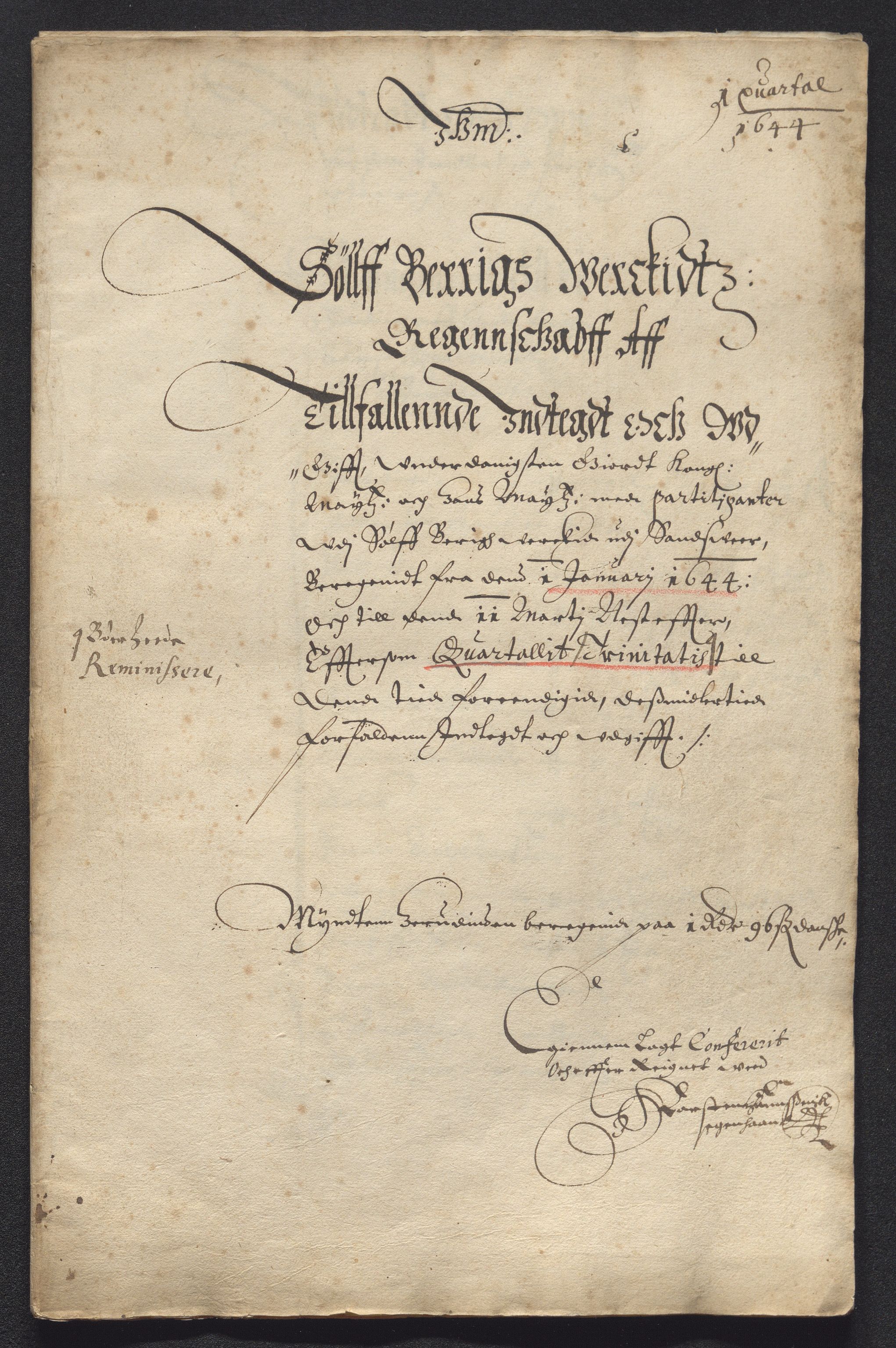 Kongsberg Sølvverk 1623-1816, AV/SAKO-EA-3135/001/D/Dc/Dcd/L0020: Utgiftsregnskap for gruver m.m., 1643-1645, p. 316