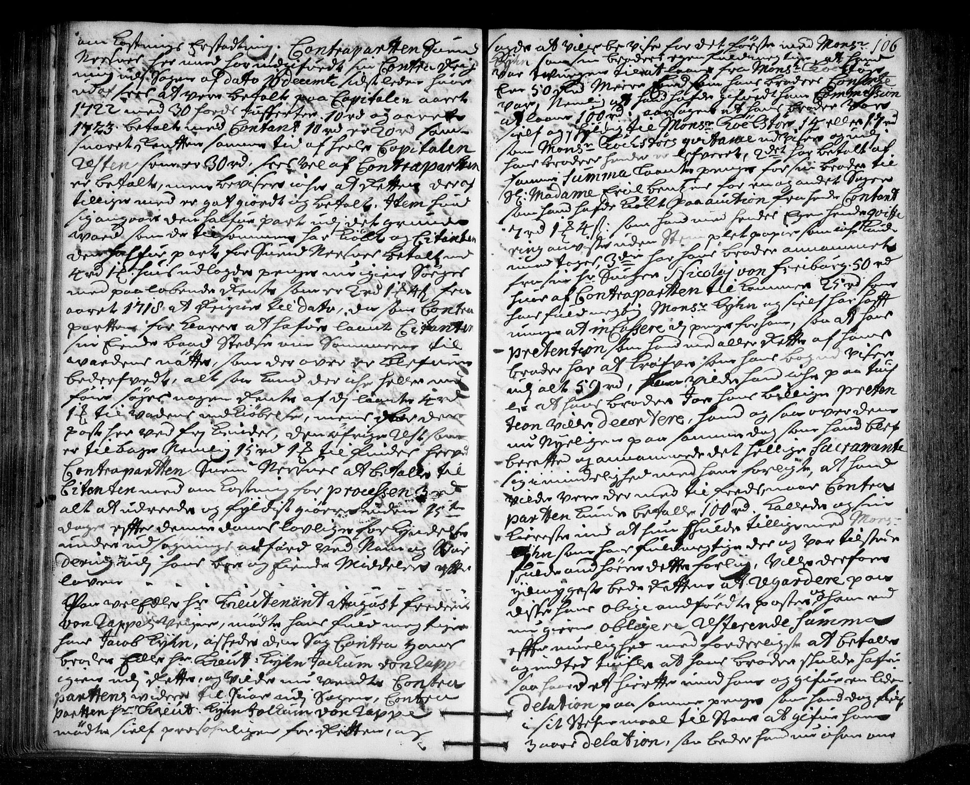 Lier, Røyken og Hurum sorenskriveri, SAKO/A-89/F/Fa/L0046: Tingbok, 1729-1733, p. 106