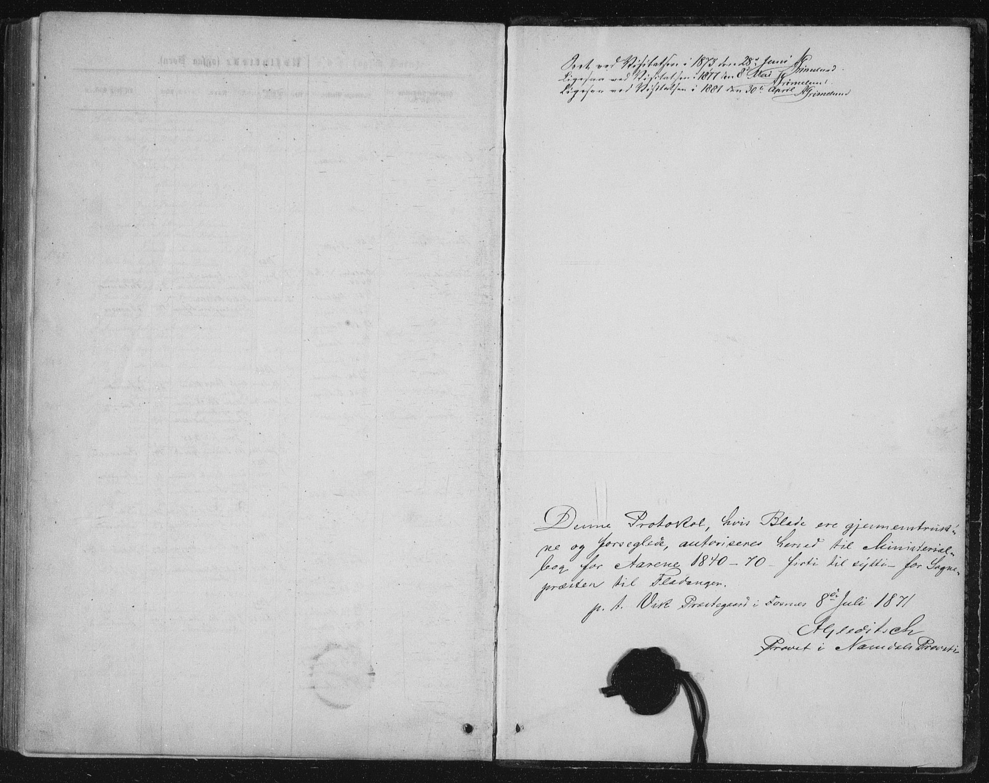 Ministerialprotokoller, klokkerbøker og fødselsregistre - Nord-Trøndelag, AV/SAT-A-1458/771/L0595: Parish register (official) no. 771A02, 1840-1869