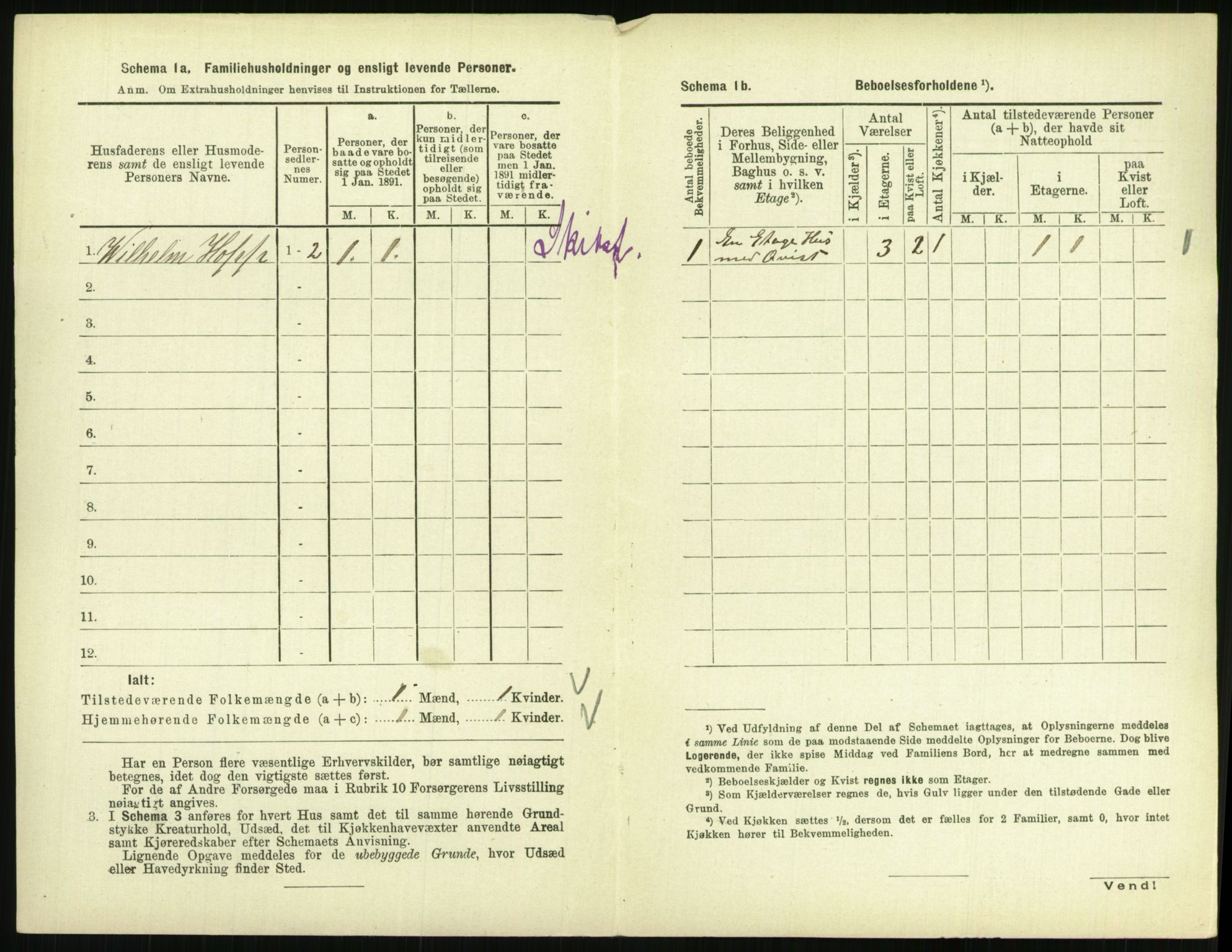 RA, 1891 census for 0801 Kragerø, 1891, p. 741