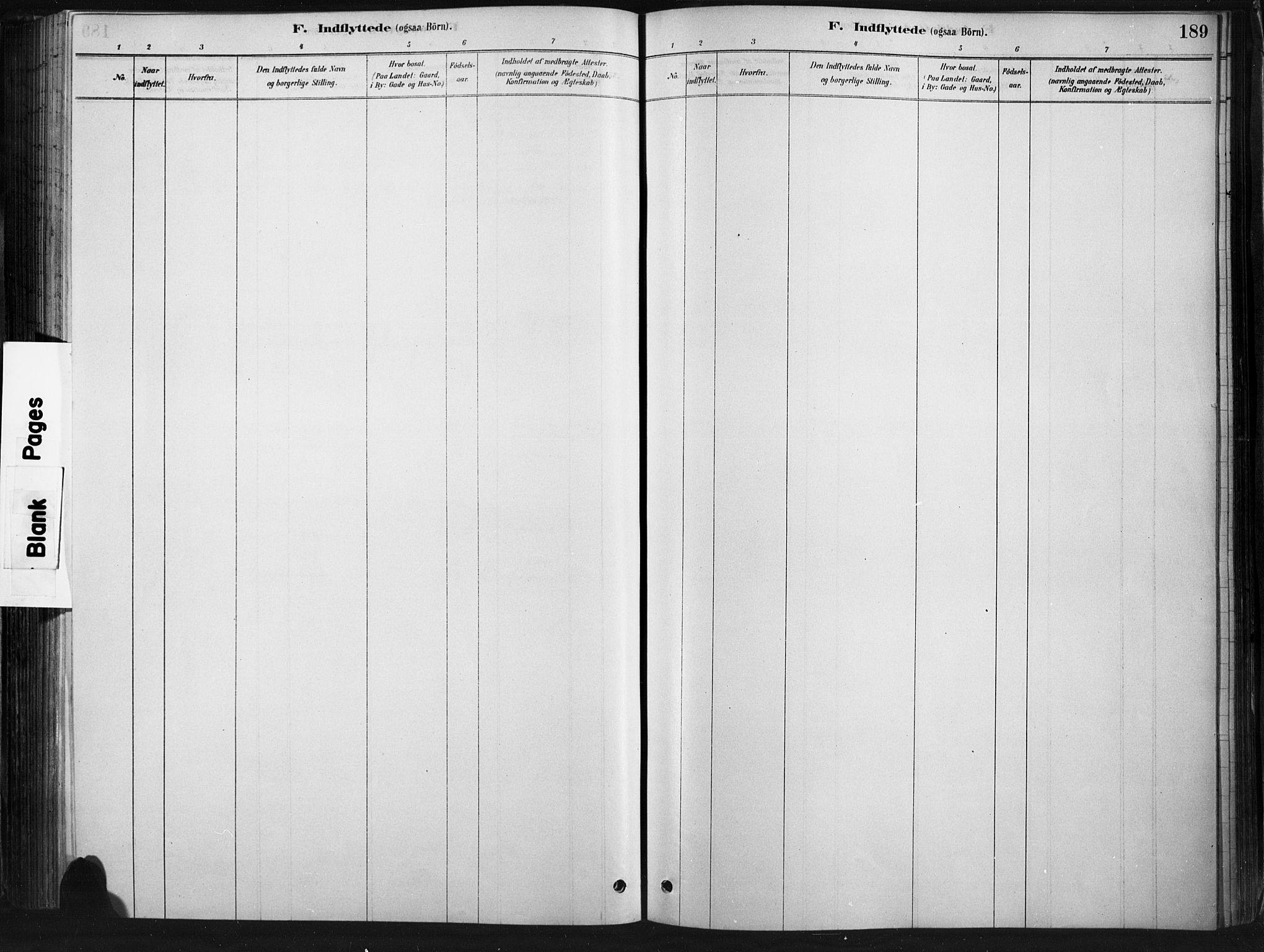 Ringebu prestekontor, SAH/PREST-082/H/Ha/Haa/L0009: Parish register (official) no. 9, 1878-1898, p. 189