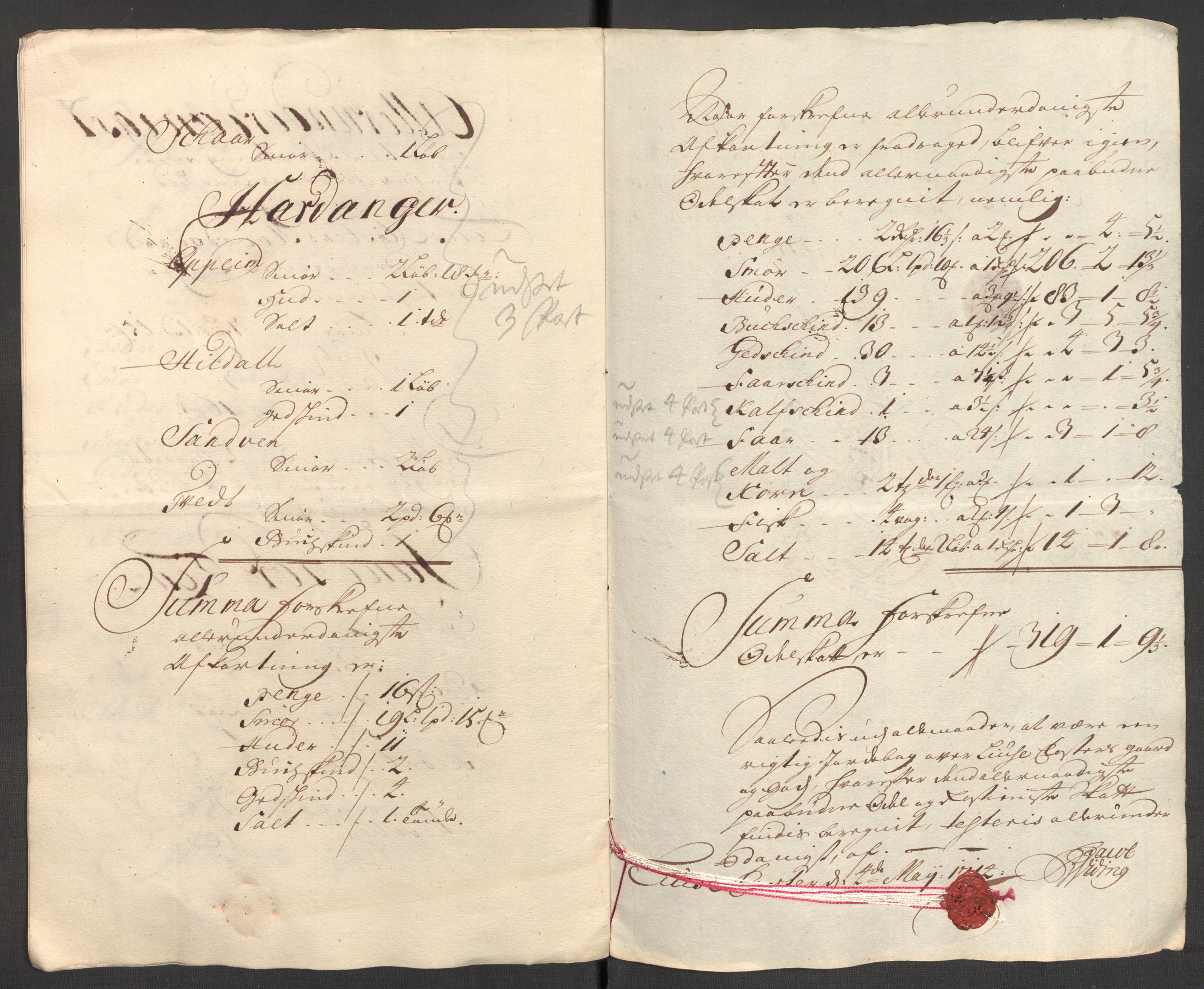 Rentekammeret inntil 1814, Reviderte regnskaper, Fogderegnskap, AV/RA-EA-4092/R50/L3160: Fogderegnskap Lyse kloster, 1710-1719, p. 134