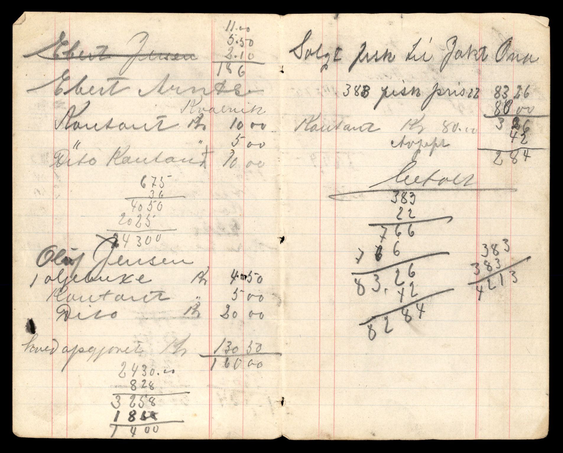 Oppsynssjefen ved Lofotfisket, AV/SAT-A-6224/D/L0178: Lofotfiskernes Selvhjelpskasse, 1880-1906, p. 2283