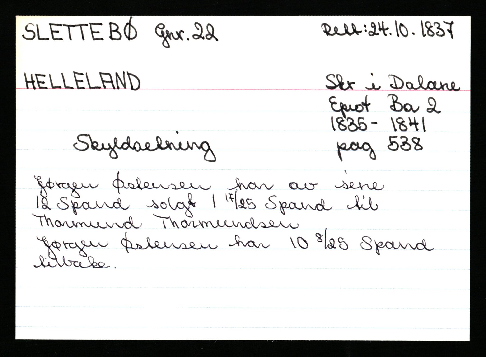 Statsarkivet i Stavanger, AV/SAST-A-101971/03/Y/Ym/L0053: Åstedskort sortert etter gårdsnavn: Skudeneshavn - Solbjør, 1600-1950, p. 333