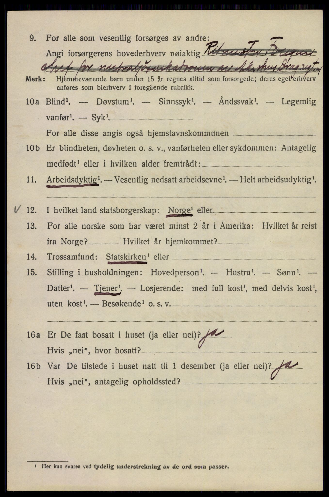 SAO, 1920 census for Kristiania, 1920, p. 445668