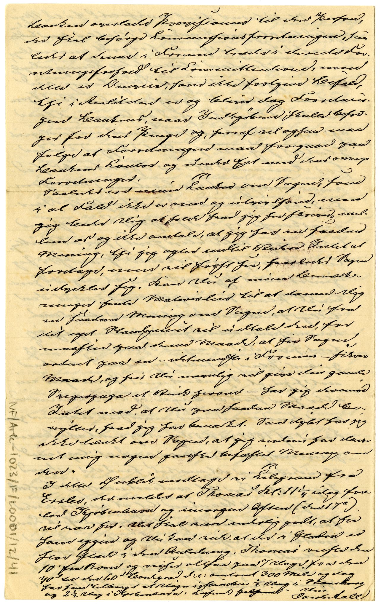 Diderik Maria Aalls brevsamling, NF/Ark-1023/F/L0001: D.M. Aalls brevsamling. A - B, 1738-1889, p. 183