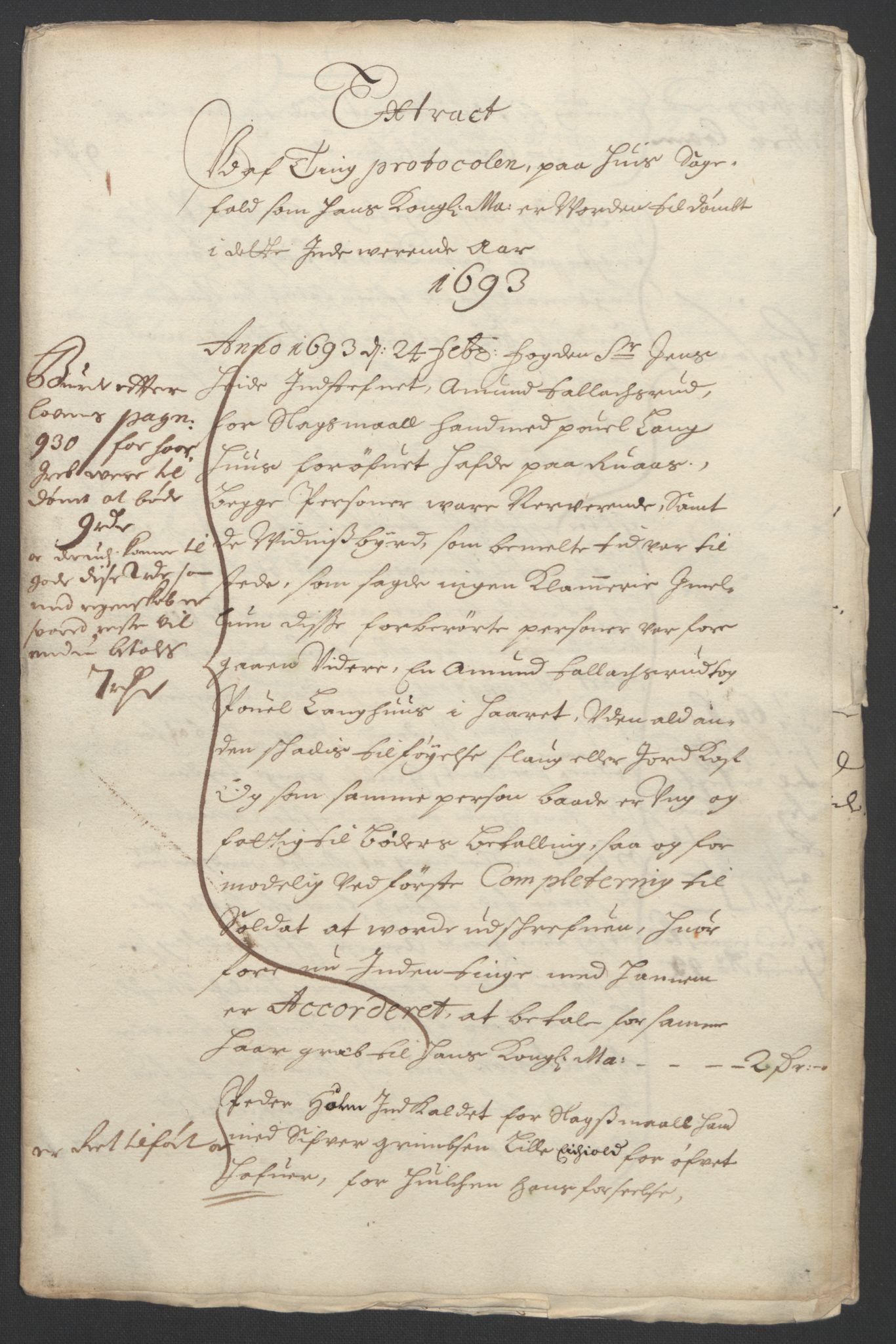 Rentekammeret inntil 1814, Reviderte regnskaper, Fogderegnskap, RA/EA-4092/R09/L0437: Fogderegnskap Follo, 1692-1693, p. 253
