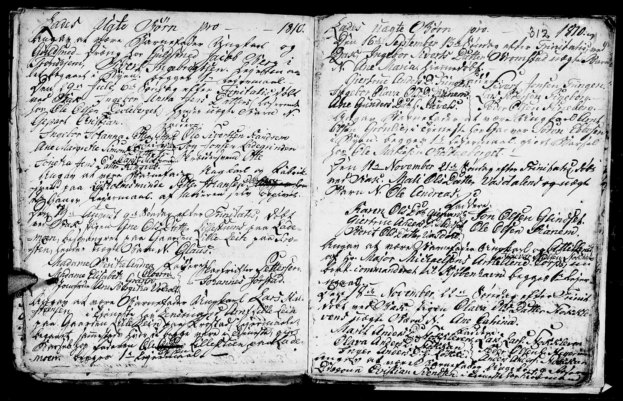 Ministerialprotokoller, klokkerbøker og fødselsregistre - Sør-Trøndelag, SAT/A-1456/606/L0305: Parish register (copy) no. 606C01, 1757-1819, p. 312