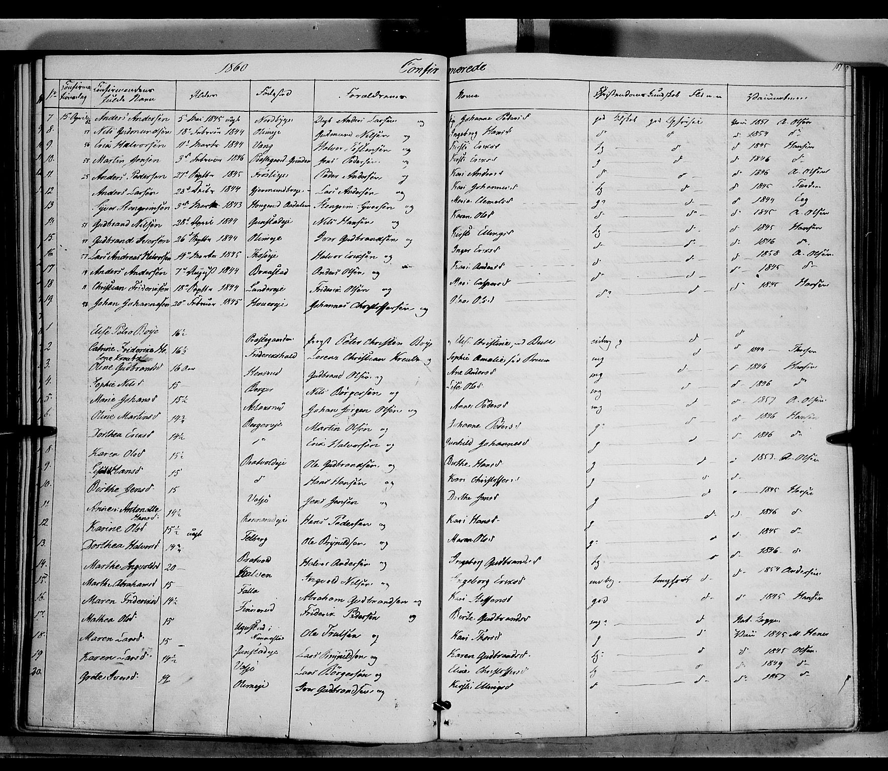 Jevnaker prestekontor, SAH/PREST-116/H/Ha/Haa/L0007: Parish register (official) no. 7, 1858-1876, p. 107