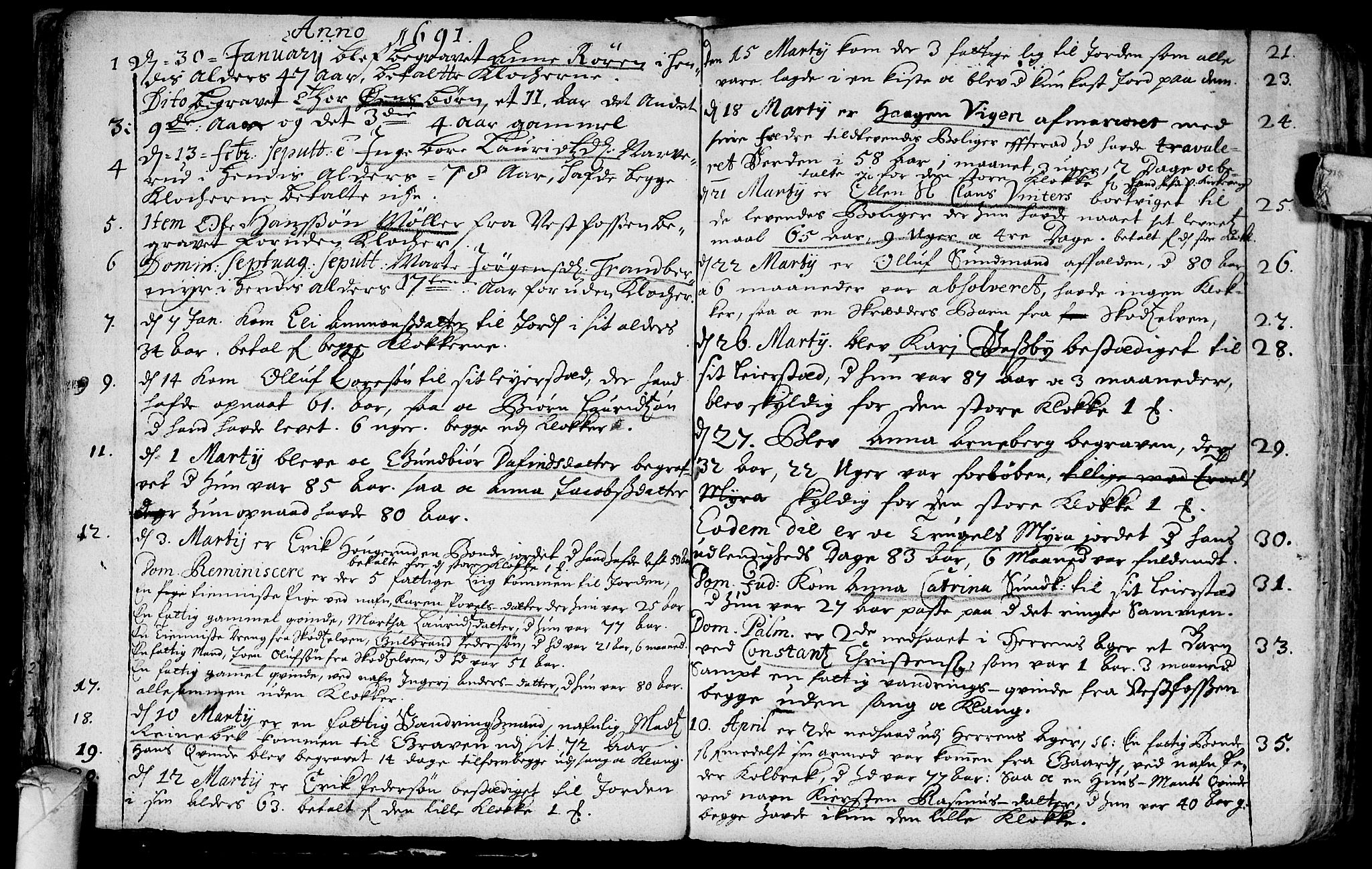 Eiker kirkebøker, SAKO/A-4/F/Fa/L0001: Parish register (official) no. I 1 /1, 1683-1704