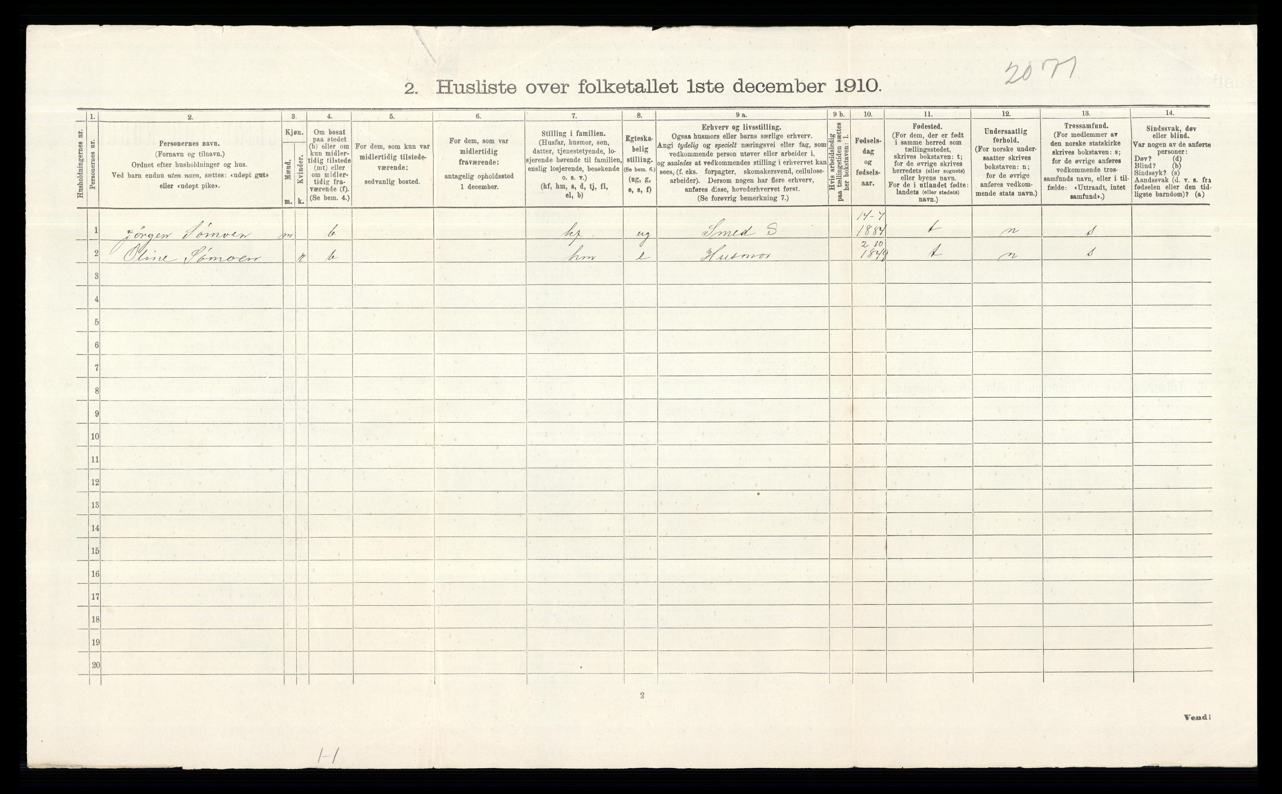 RA, 1910 census for Løten, 1910, p. 881