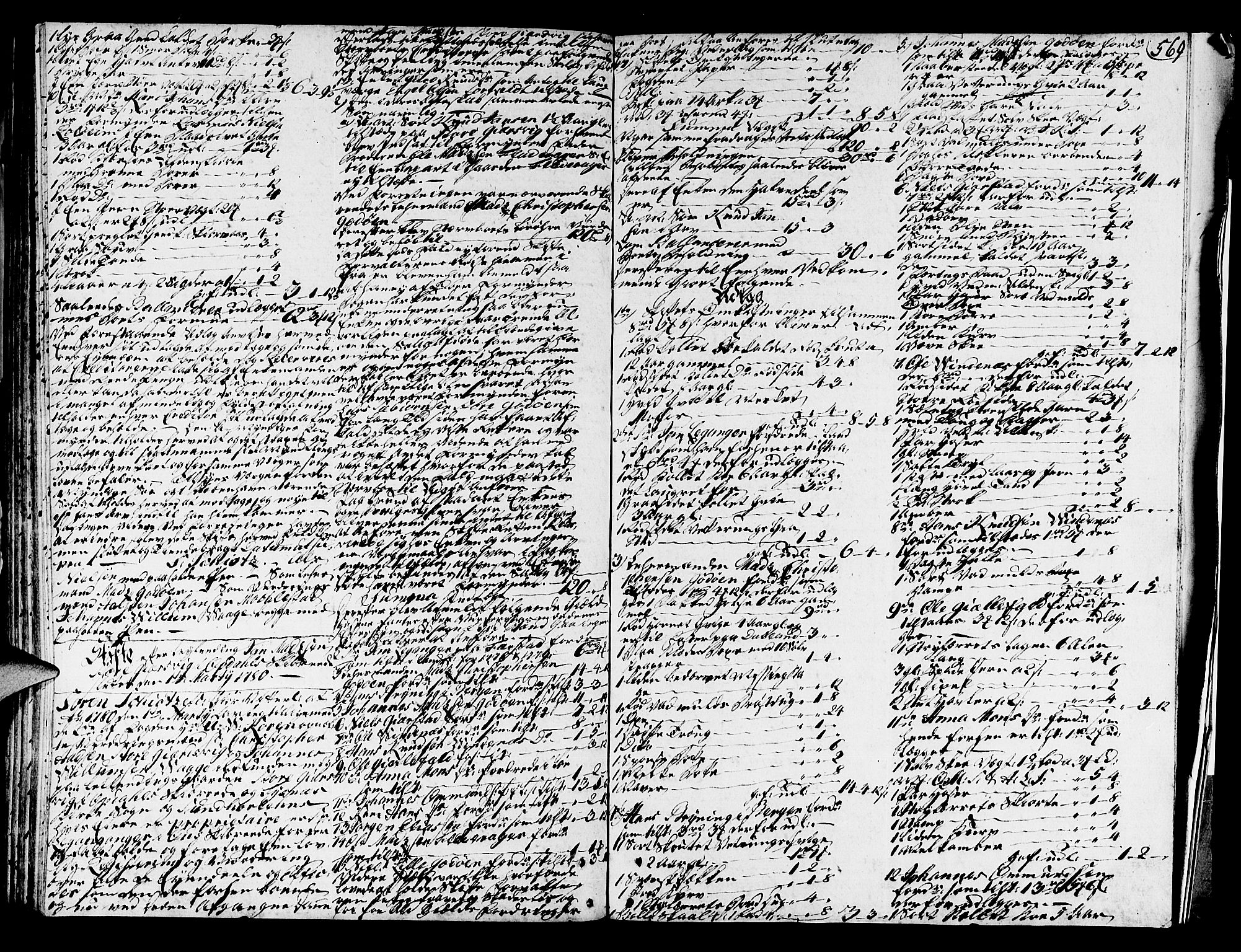 Sunnhordland sorenskrivar, SAB/A-2401/1/H/Ha/Haa/L0008: Skifteprotokollar. Register i protokoll, 1773-1780, p. 568b-569a