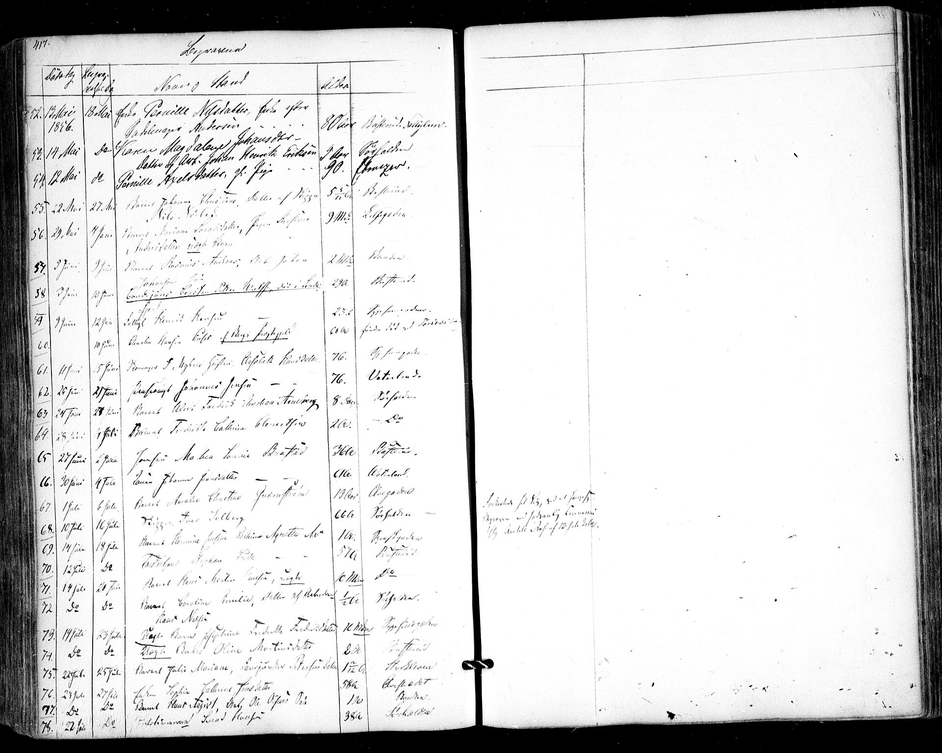 Halden prestekontor Kirkebøker, AV/SAO-A-10909/F/Fa/L0006: Parish register (official) no. I 6, 1845-1856, p. 417