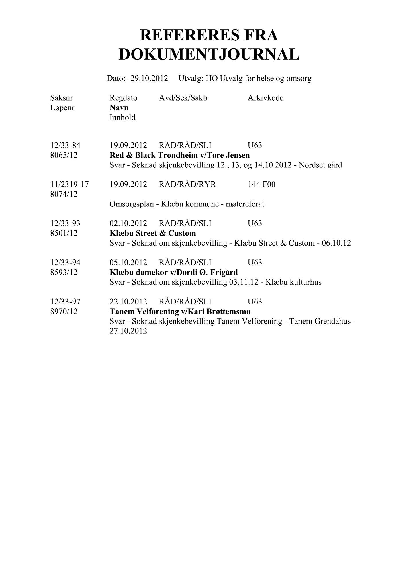 Klæbu Kommune, TRKO/KK/05-UOm/L003: Utvalg for omsorg - Møtedokumenter, 2012, p. 465