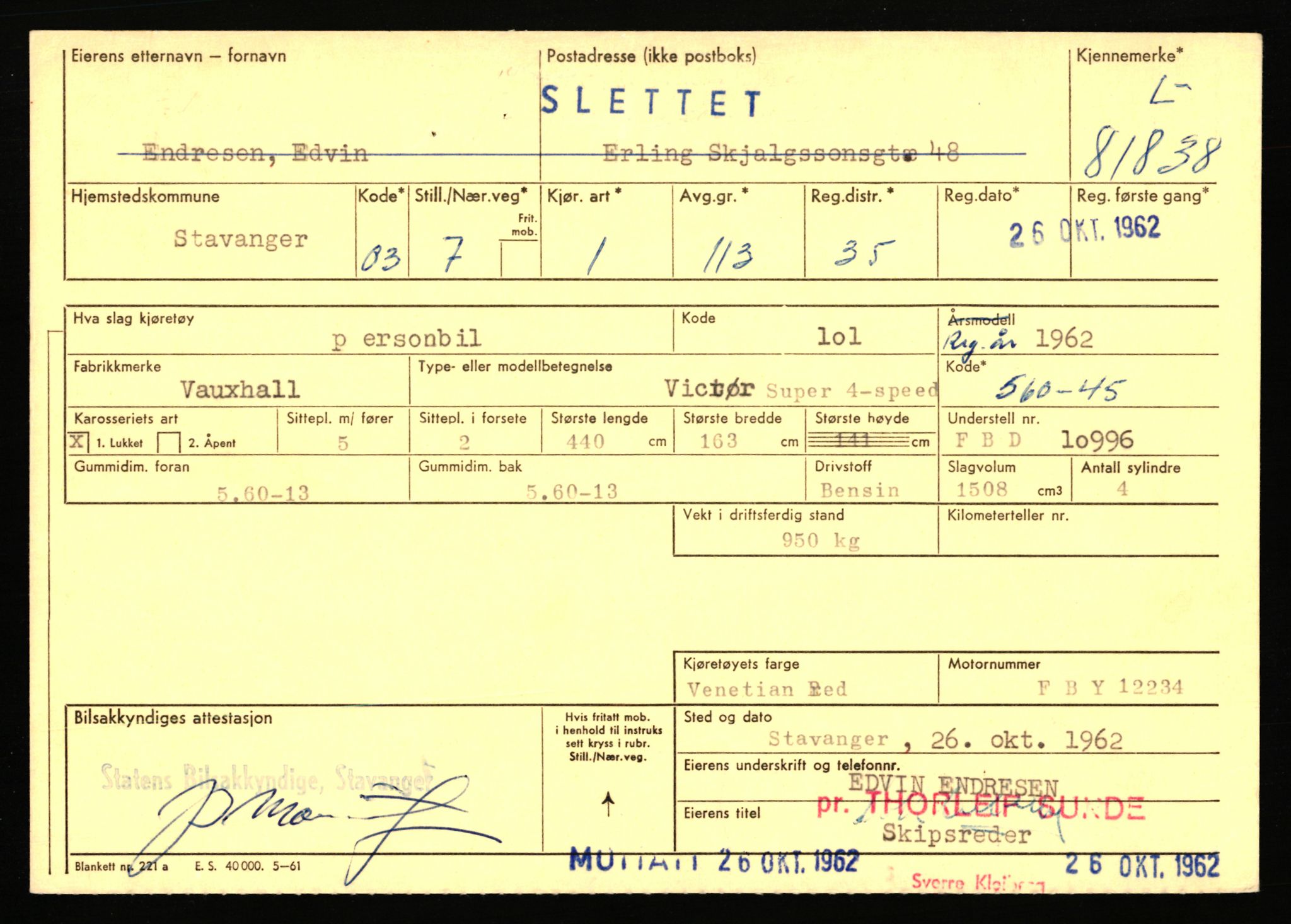 Stavanger trafikkstasjon, AV/SAST-A-101942/0/F/L0071: L-80500 - L-82199, 1930-1971, p. 2239