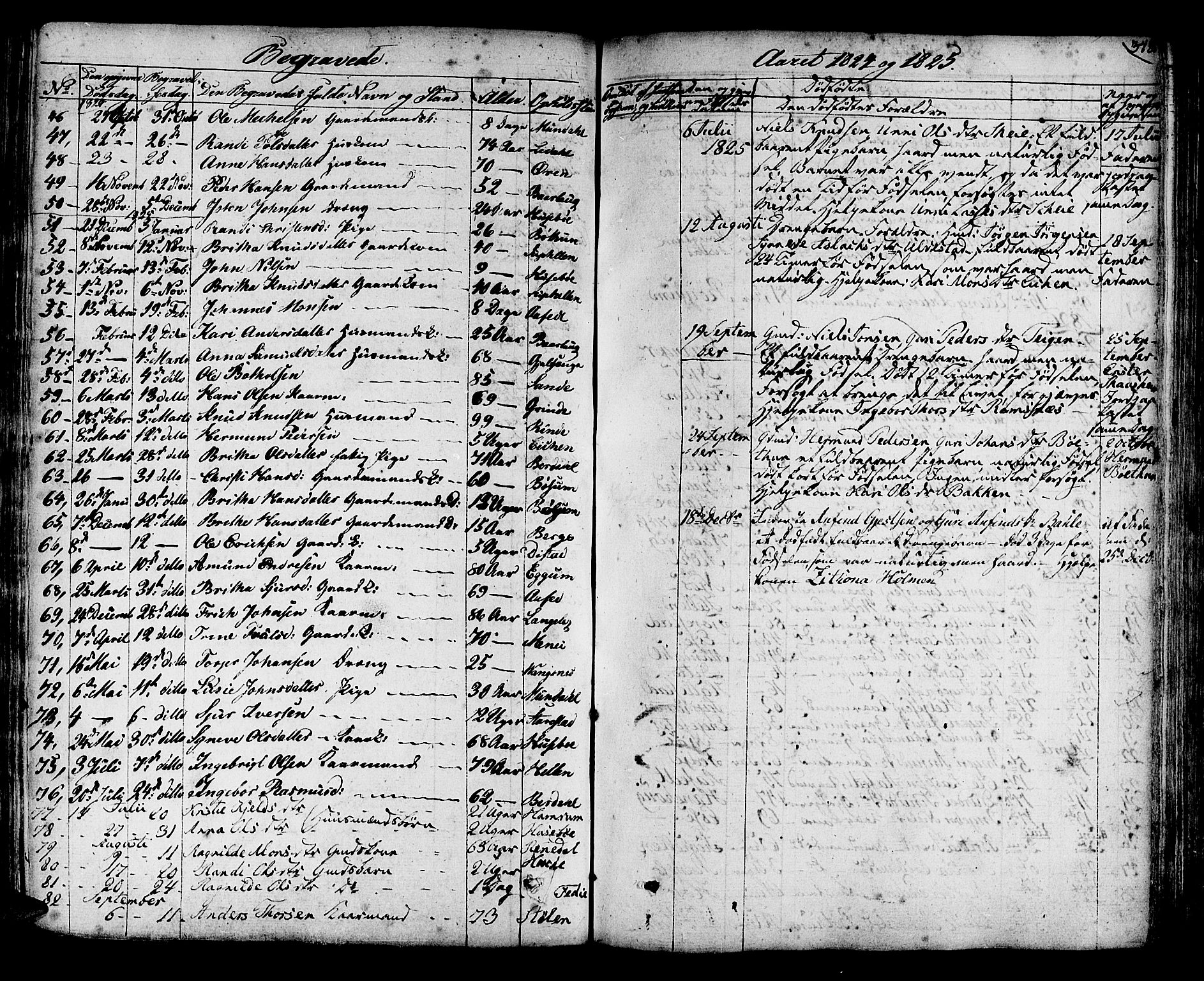 Leikanger sokneprestembete, AV/SAB-A-81001/H/Haa/Haaa/L0006: Parish register (official) no. A 6, 1810-1838, p. 348