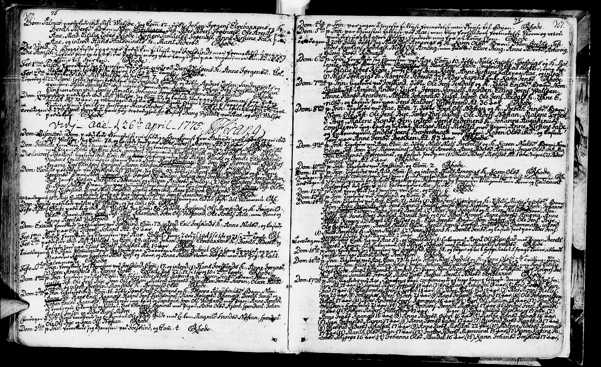 Ministerialprotokoller, klokkerbøker og fødselsregistre - Sør-Trøndelag, SAT/A-1456/655/L0672: Parish register (official) no. 655A01, 1750-1779, p. 300-301