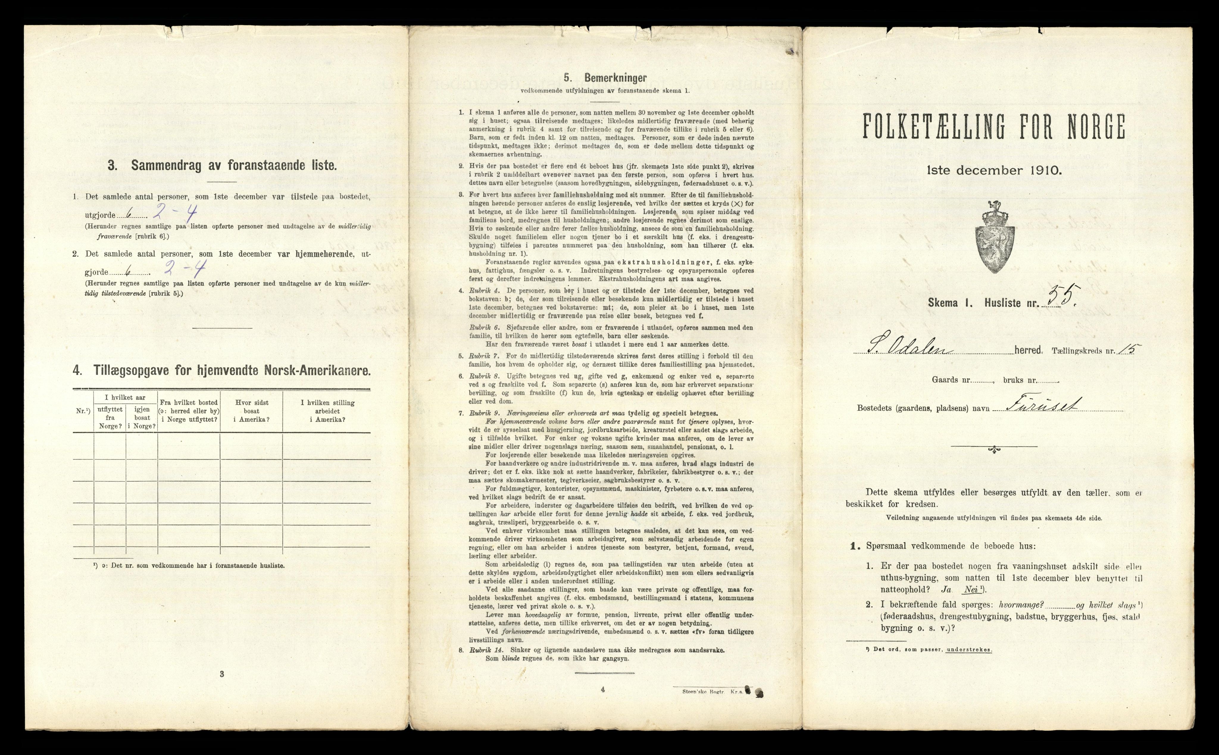 RA, 1910 census for Sør-Odal, 1910, p. 2608