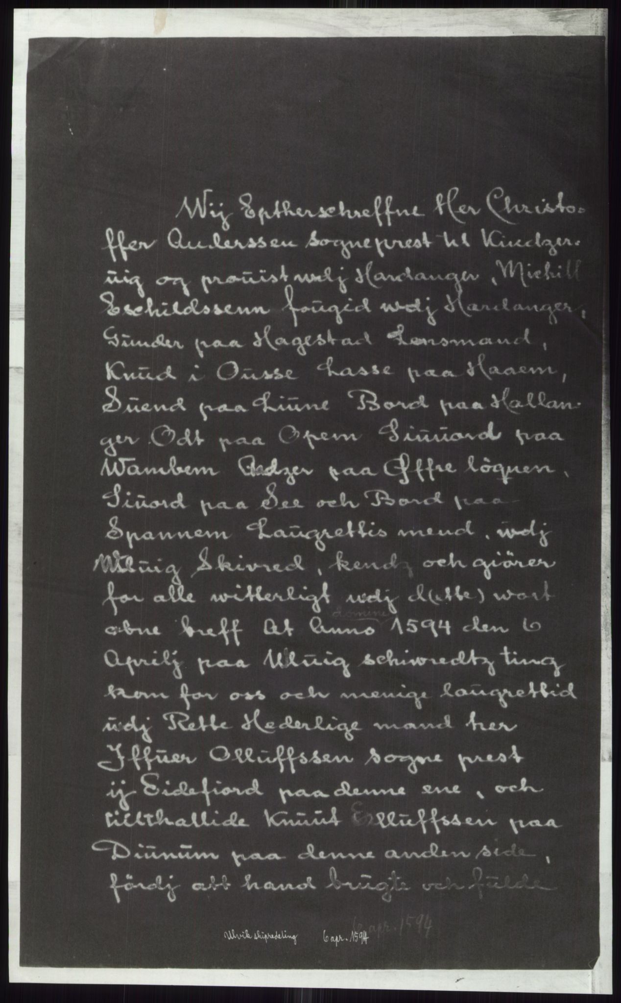 Samlinger til kildeutgivelse, Diplomavskriftsamlingen, AV/RA-EA-4053/H/Ha, p. 3944