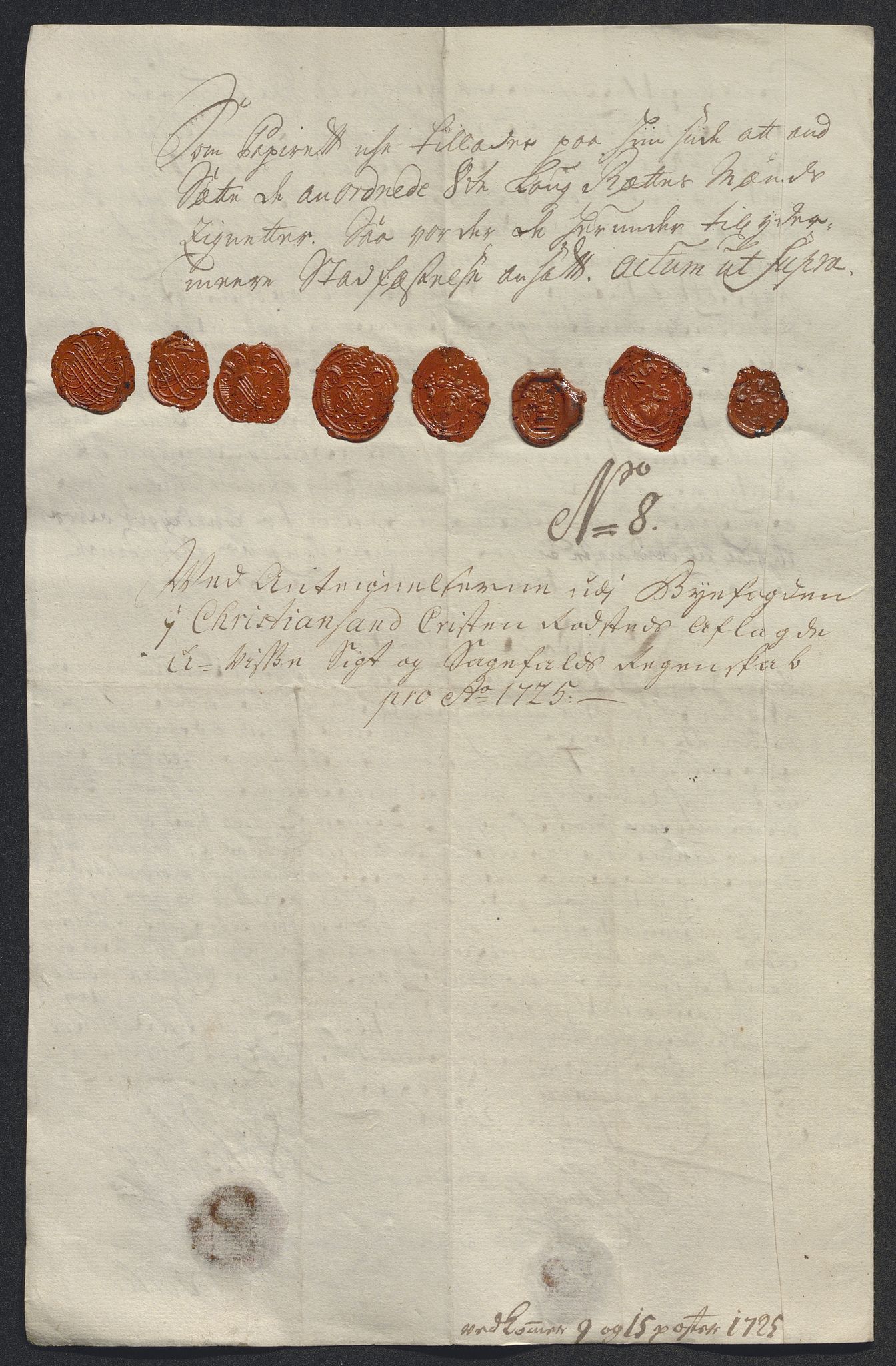 Rentekammeret inntil 1814, Reviderte regnskaper, Byregnskaper, AV/RA-EA-4066/R/Rm/L0286: [M19] Sikt og sakefall, 1719-1727, p. 484